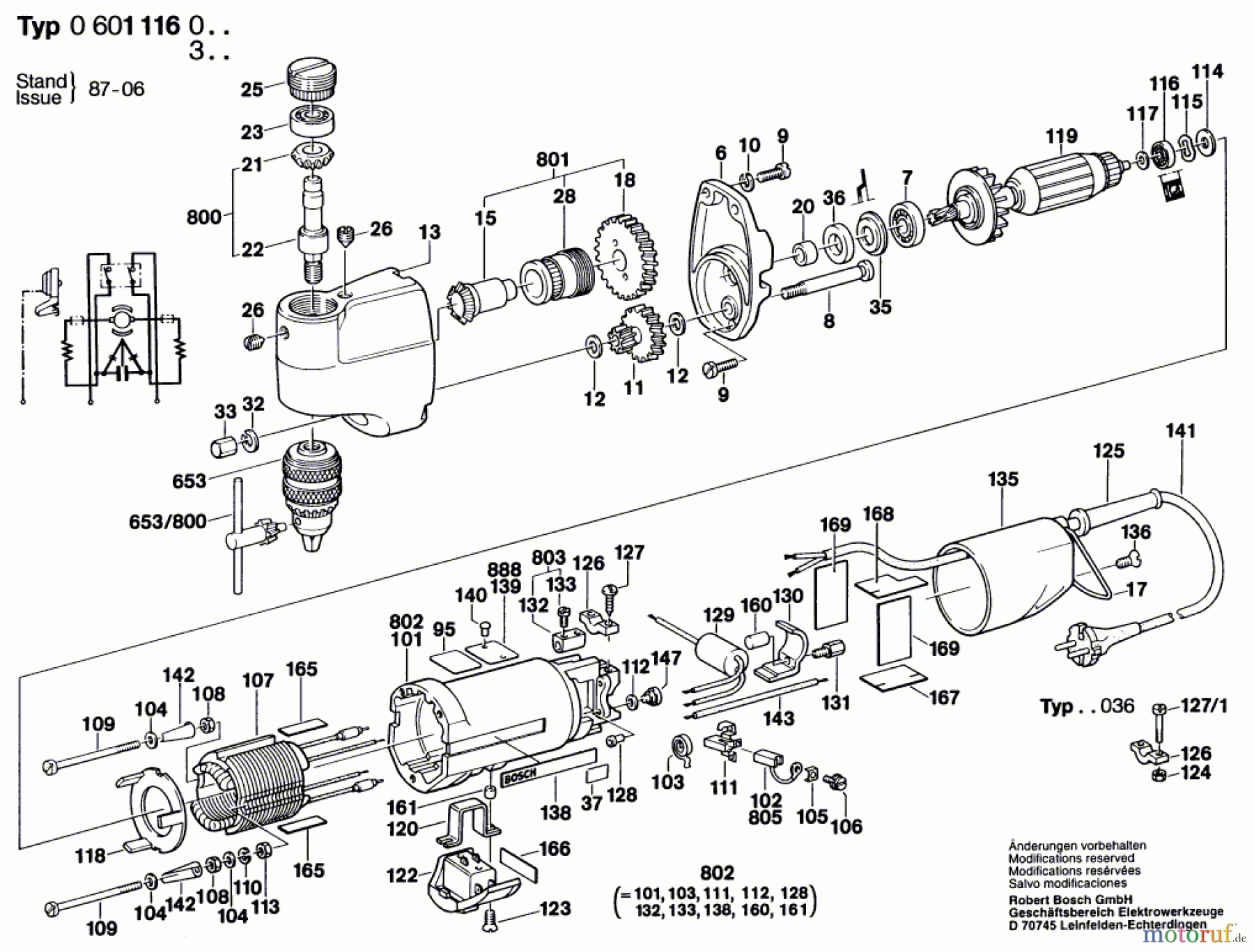  Bosch Werkzeug Winkelbohrmaschine ---- Seite 1