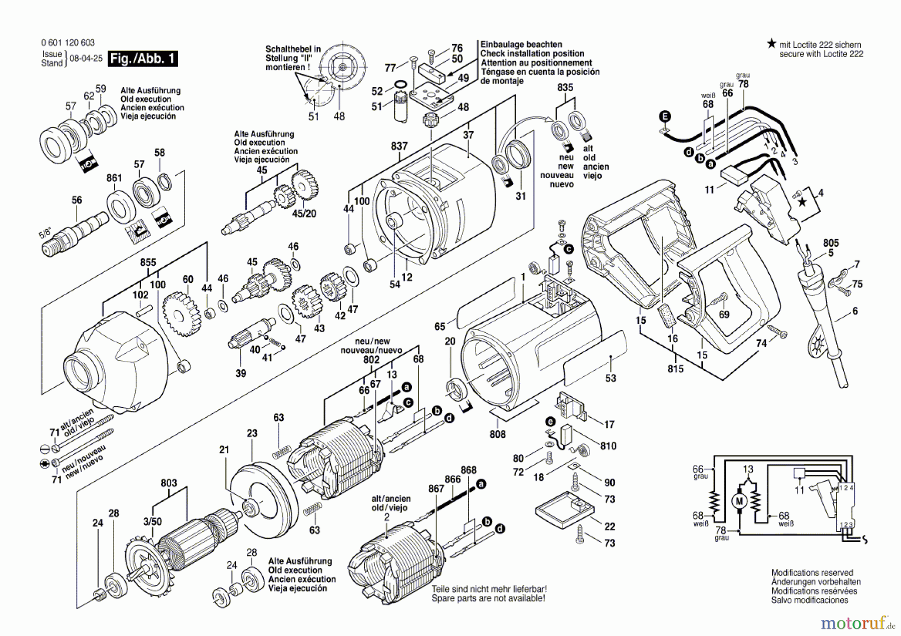  Bosch Werkzeug Bohrmaschine GBM 16-2 E Seite 1