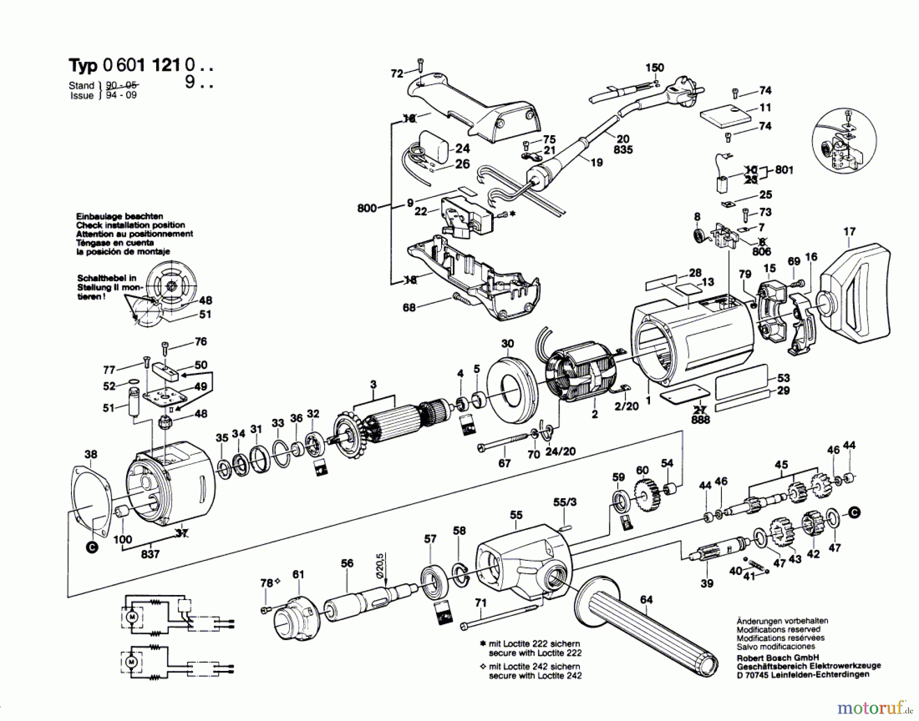  Bosch Werkzeug Bohrmaschine DRM 23/13 Seite 1