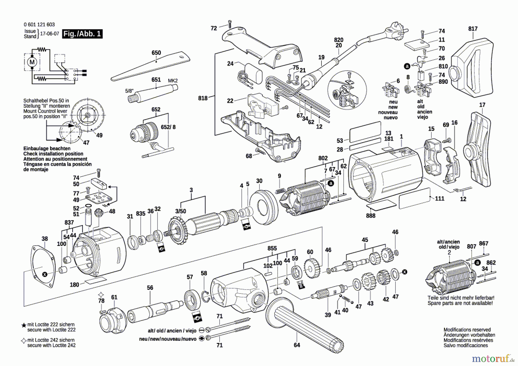  Bosch Werkzeug Bohrmaschine GBM 23-2 E Seite 1