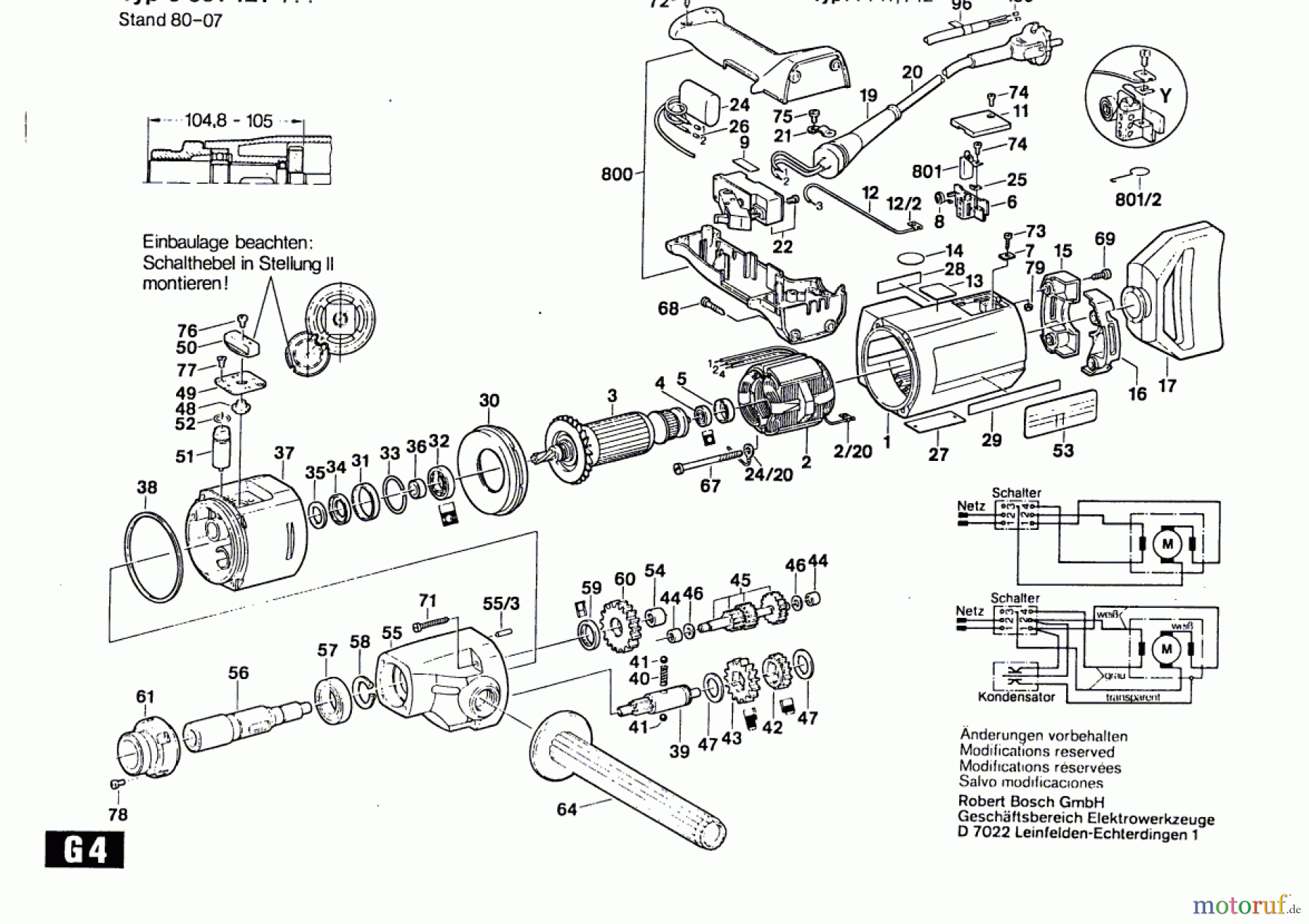  Bosch Werkzeug Gw-2G-Bohrmaschine-Elktrn DRM 23/13 Seite 1