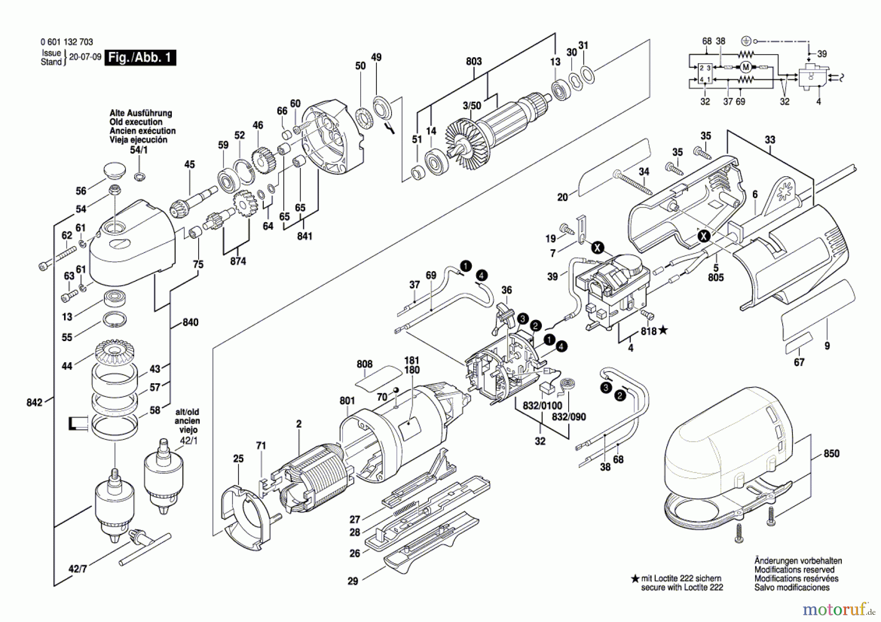  Bosch Werkzeug Winkelbohrmaschine GWB 10 RE Seite 1