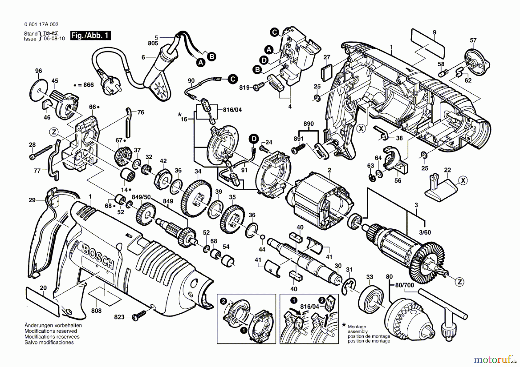  Bosch Werkzeug Schlagbohrmaschine GSB 18-2 Seite 1