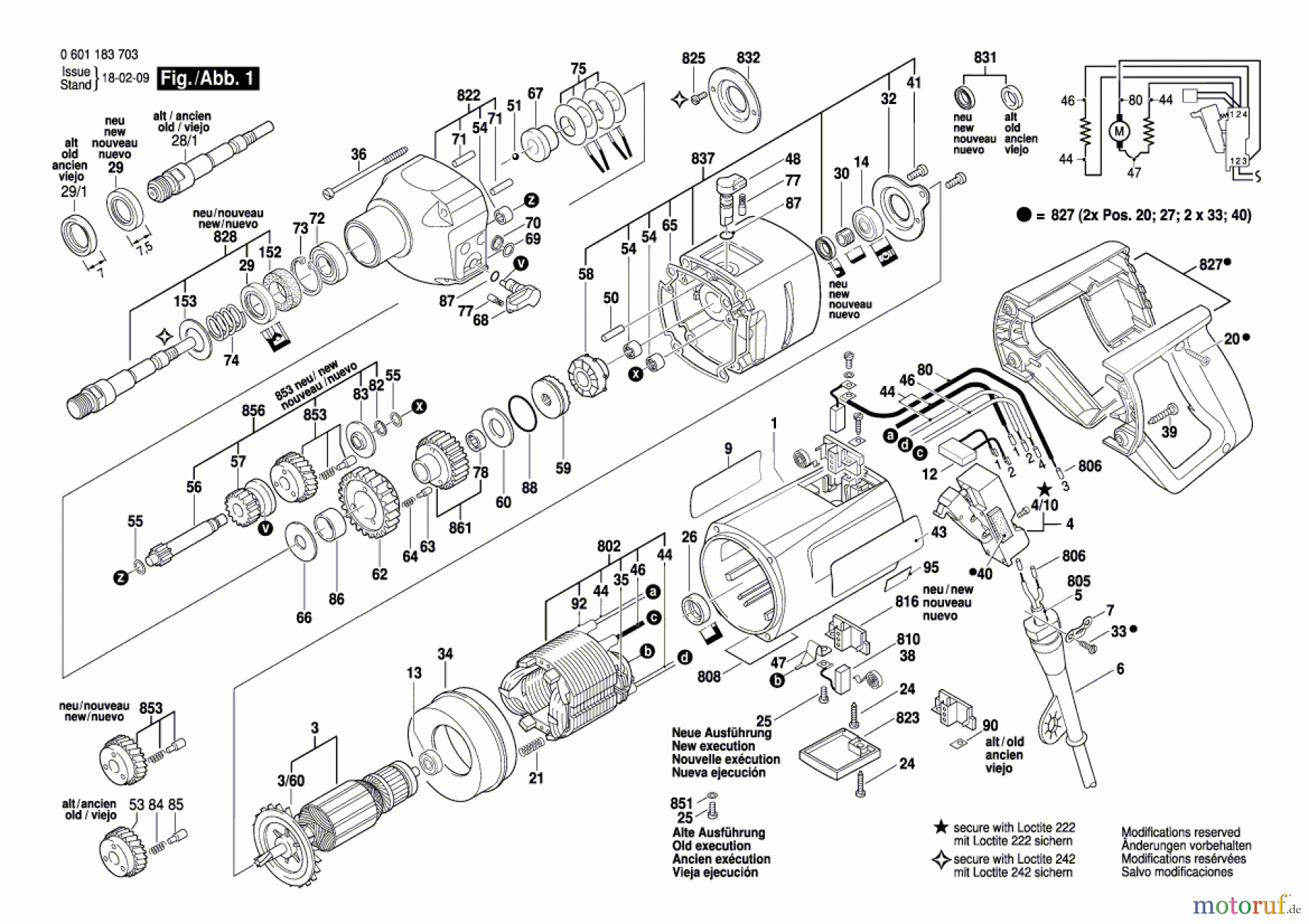  Bosch Werkzeug Schlagbohrmaschine BTI-SB 1150 E Seite 1