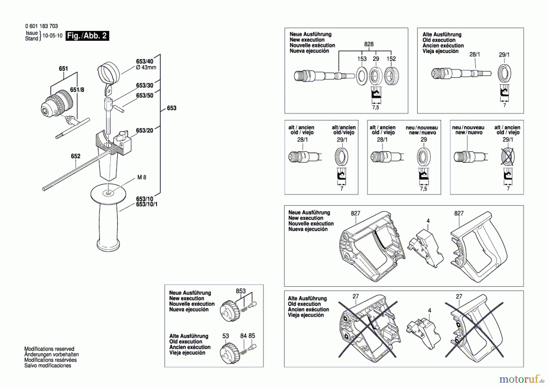  Bosch Werkzeug Schlagbohrmaschine BTI-SB 1150 E Seite 2