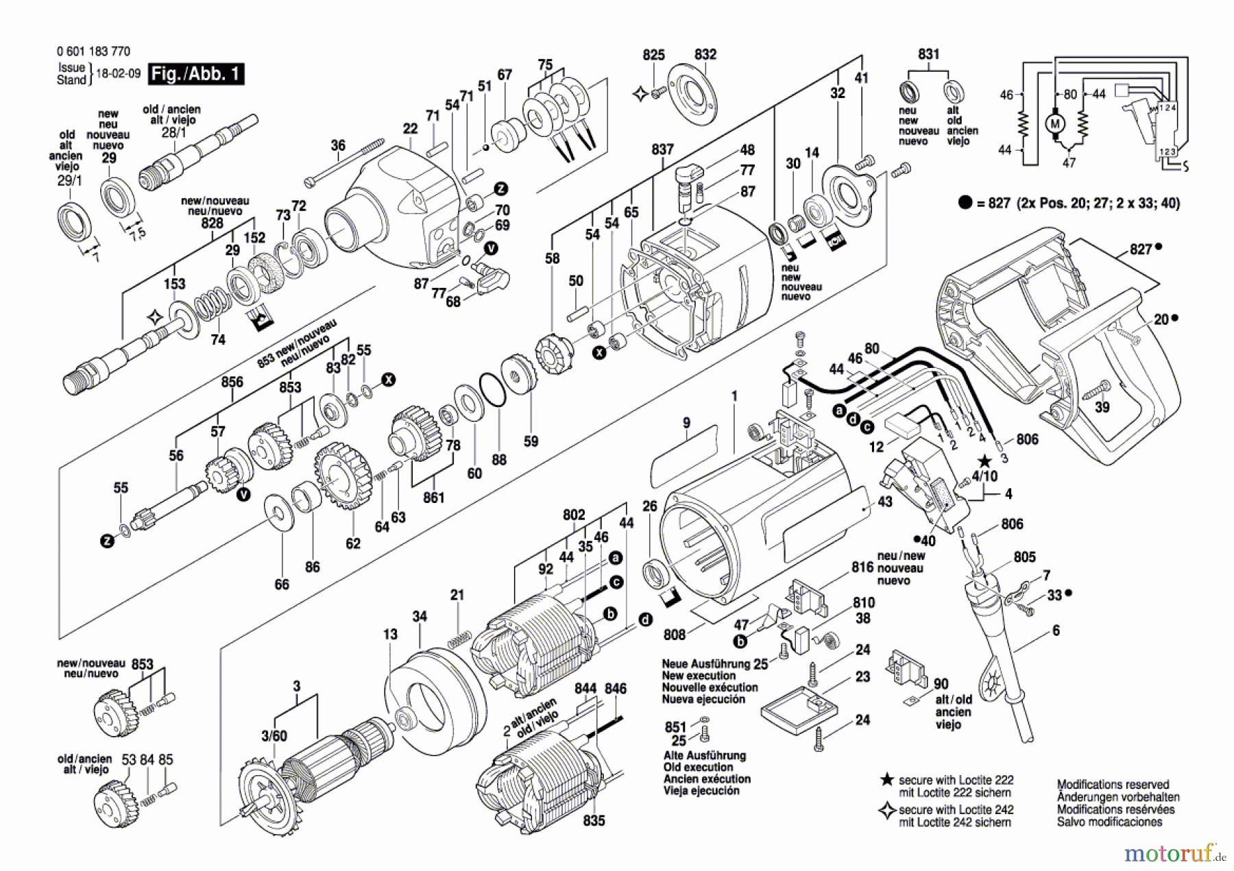  Bosch Werkzeug Schlagbohrmaschine DT 900 Seite 1