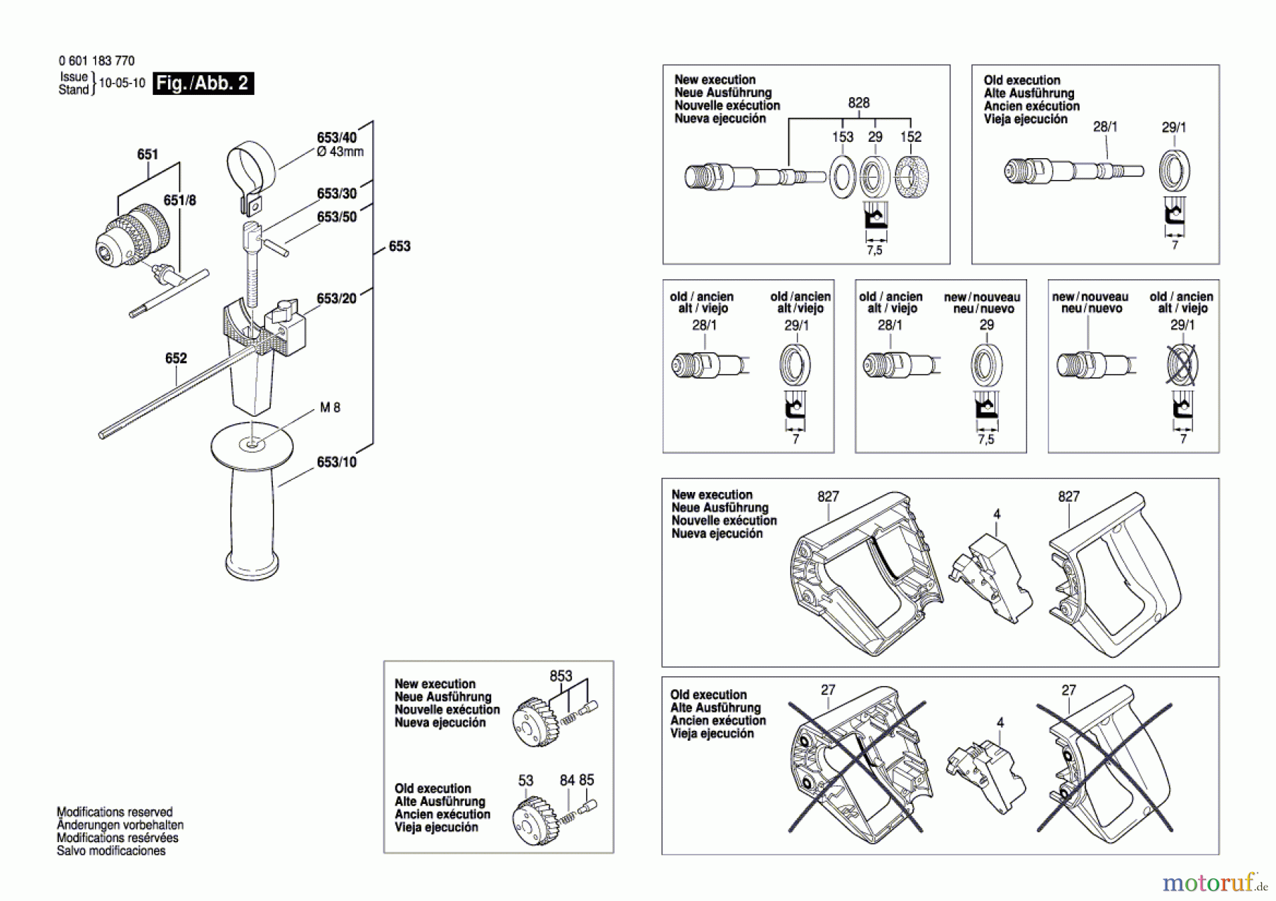  Bosch Werkzeug Schlagbohrmaschine DT 900 Seite 2