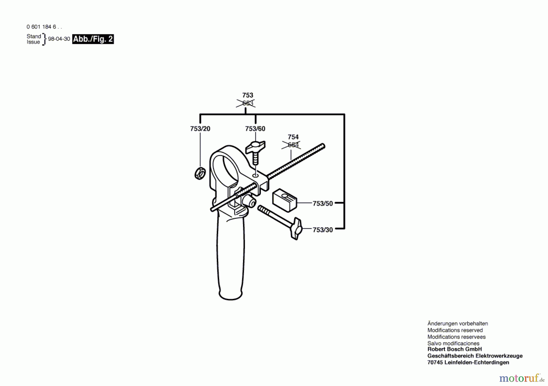  Bosch Werkzeug Schlagbohrmaschine GSB 680  PROFI Seite 2