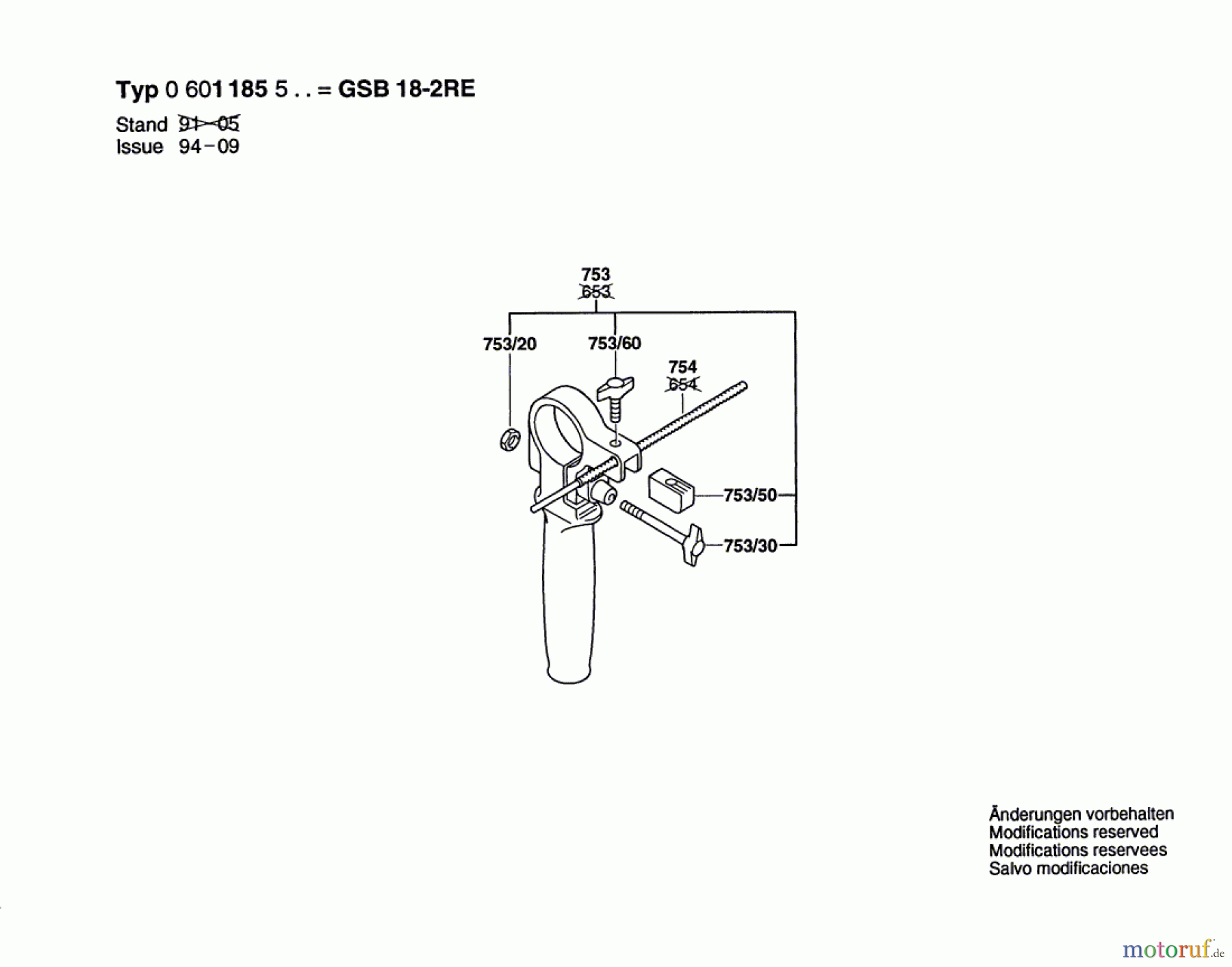  Bosch Werkzeug Schlagbohrmaschine GSB 18-2 RE Seite 2