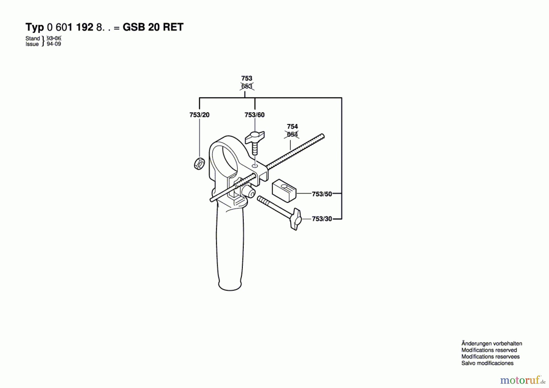  Bosch Werkzeug Schlagbohrmaschine GSB 20-2 RET Seite 2