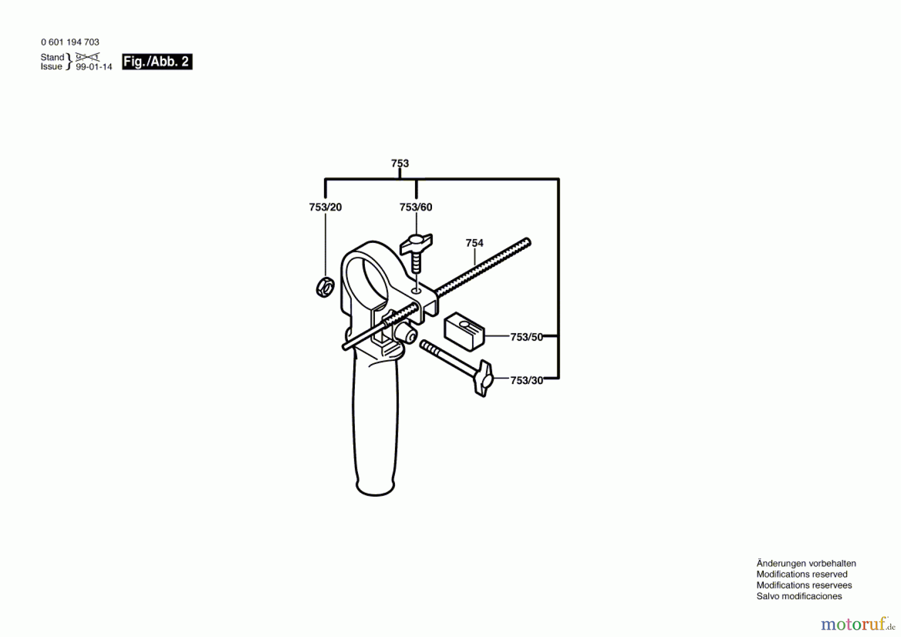  Bosch Werkzeug Schlagbohrmaschine GSB 20-2 RE Seite 2