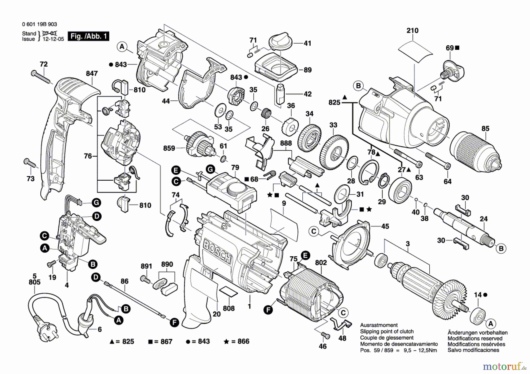  Bosch Werkzeug Schlagbohrmaschine GSB 20-2 RET Seite 1
