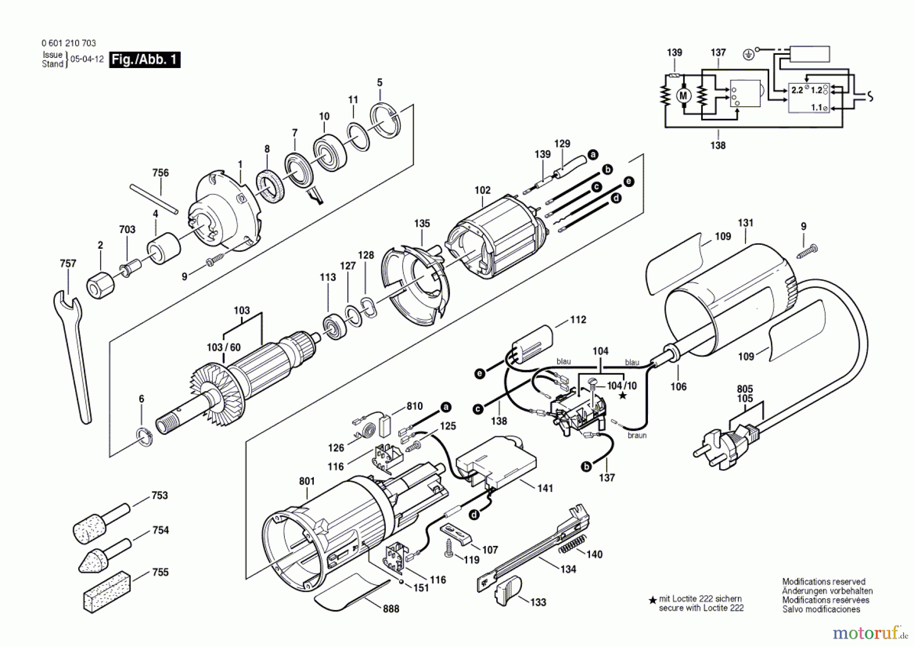  Bosch Werkzeug Geradschleifer GGS 27 C Seite 1