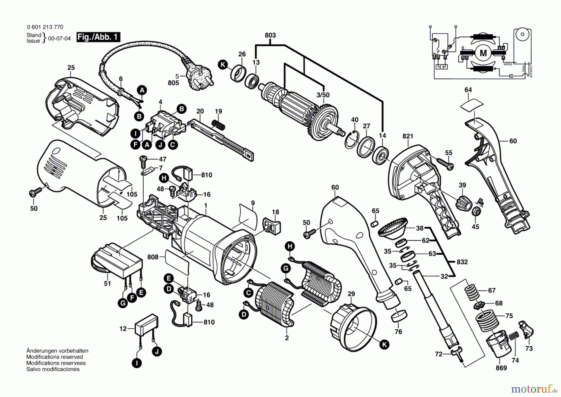  Bosch Werkzeug Elektrobürste OSB 1020 CE Seite 1