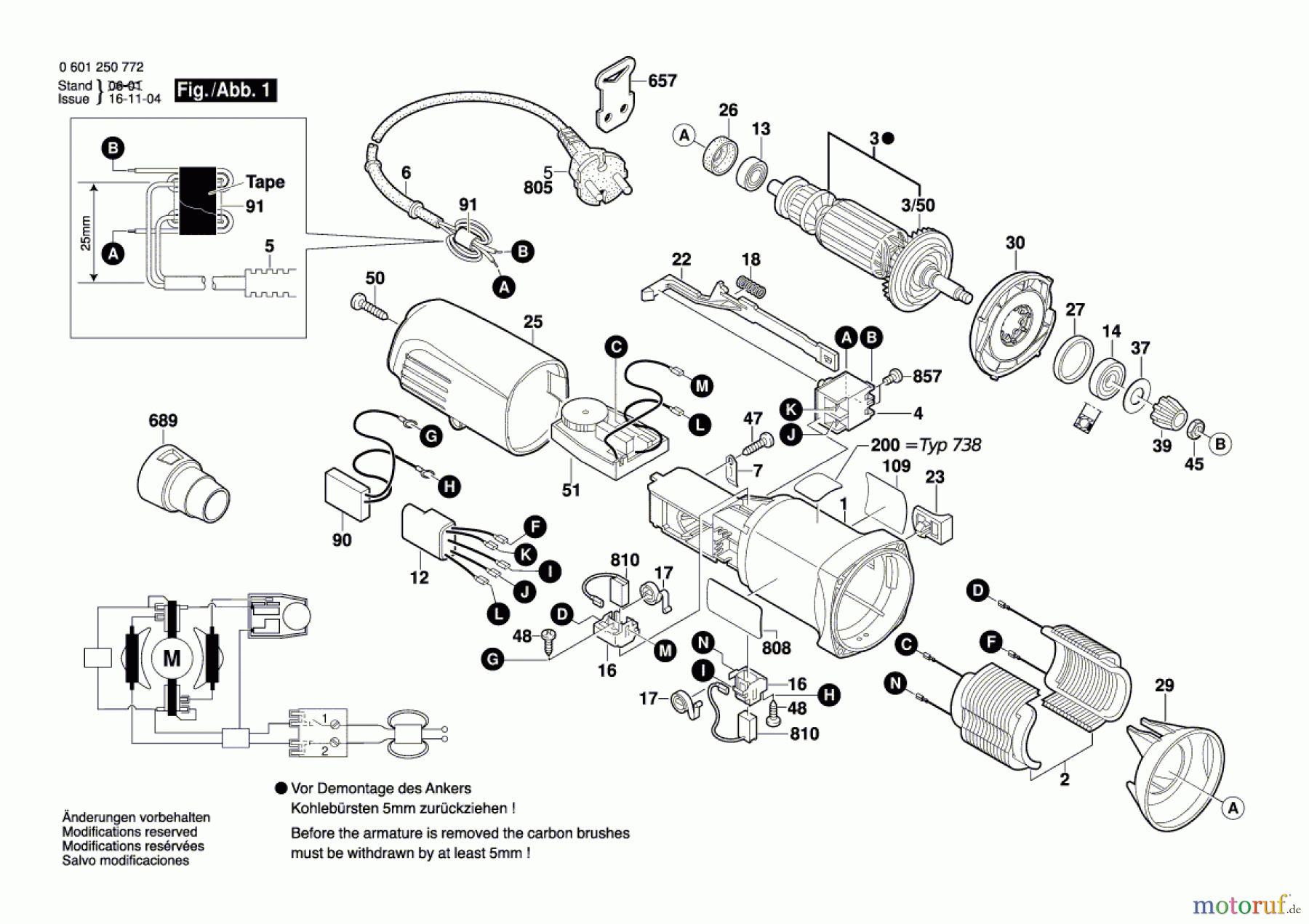  Bosch Werkzeug Exzenterschleifer GEX 150 TURBO Seite 1