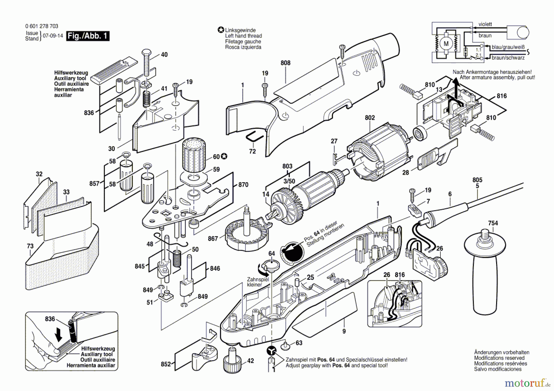  Bosch Werkzeug Varioschleifer GVS 350 AE Seite 1