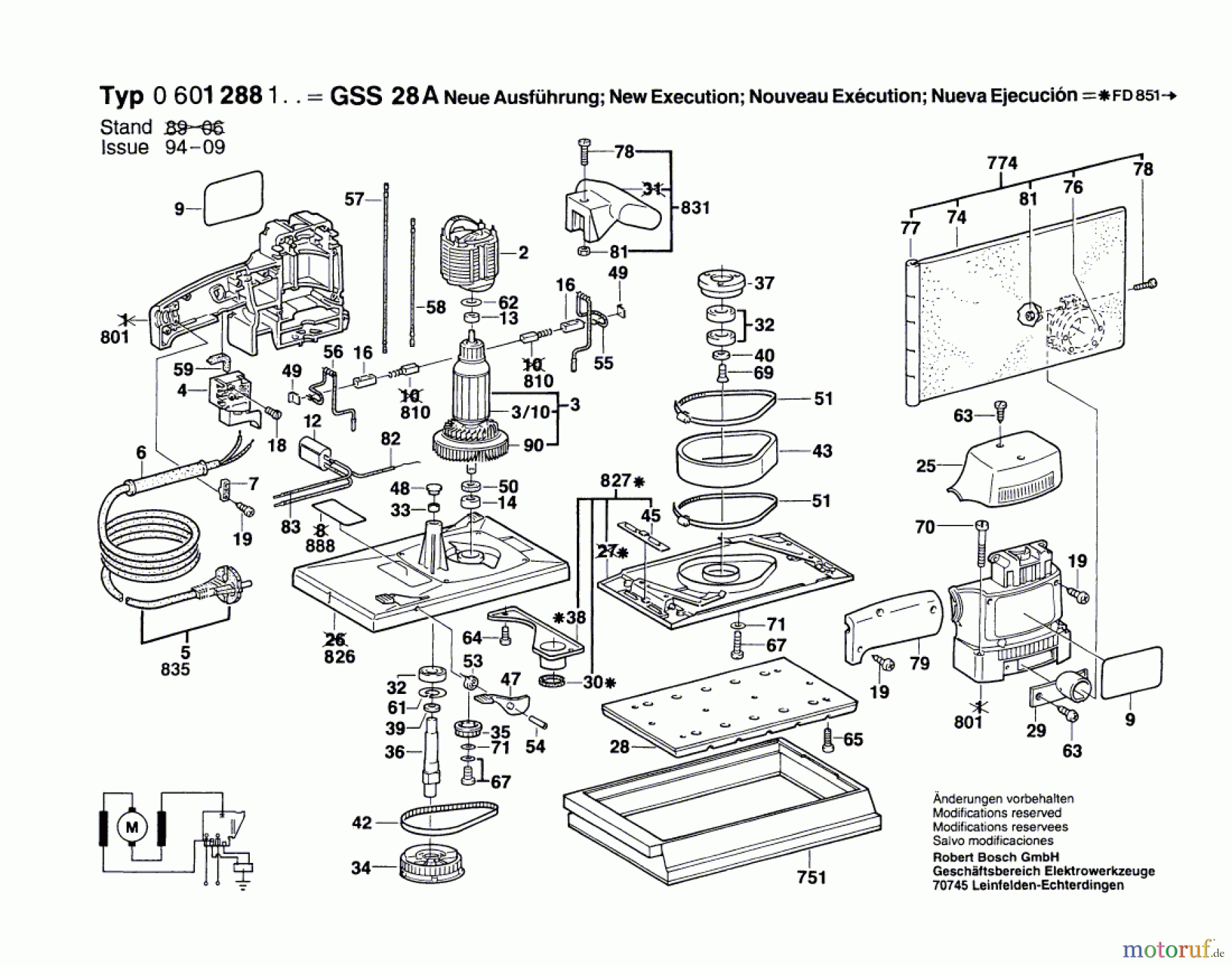  Bosch Werkzeug Schwingschleifer GSS 28 A Seite 1