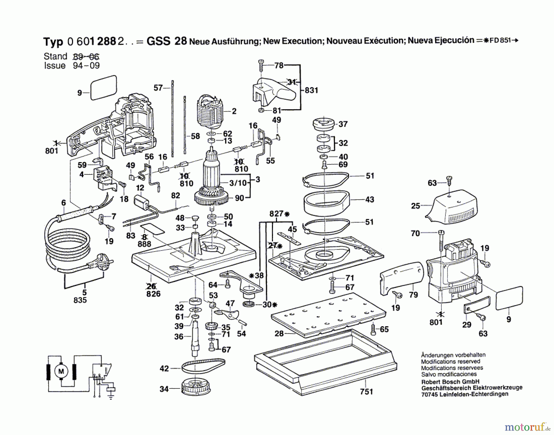  Bosch Werkzeug Schwingschleifer GSS 28 Seite 1