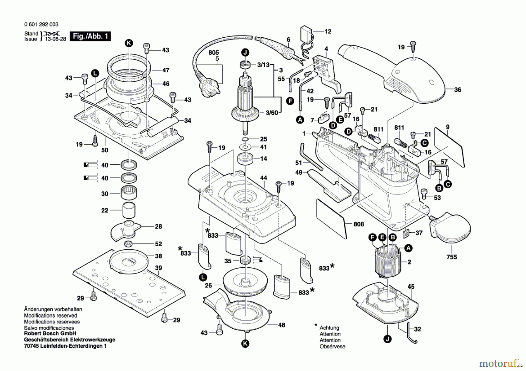  Bosch Werkzeug Schwingschleifer GSS 230 A Seite 1