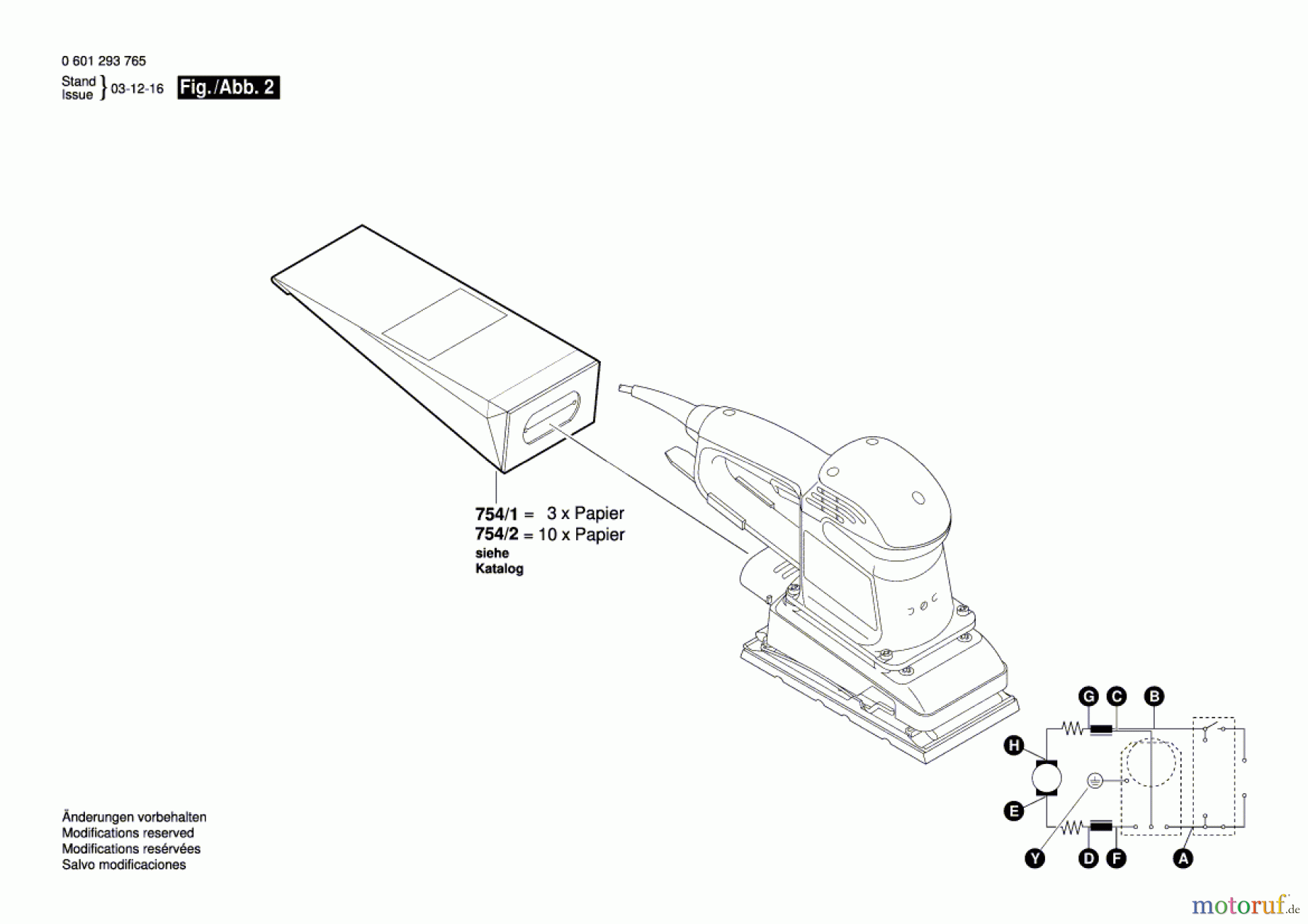  Bosch Werkzeug Schwingschleifer SW 280 AE Seite 2