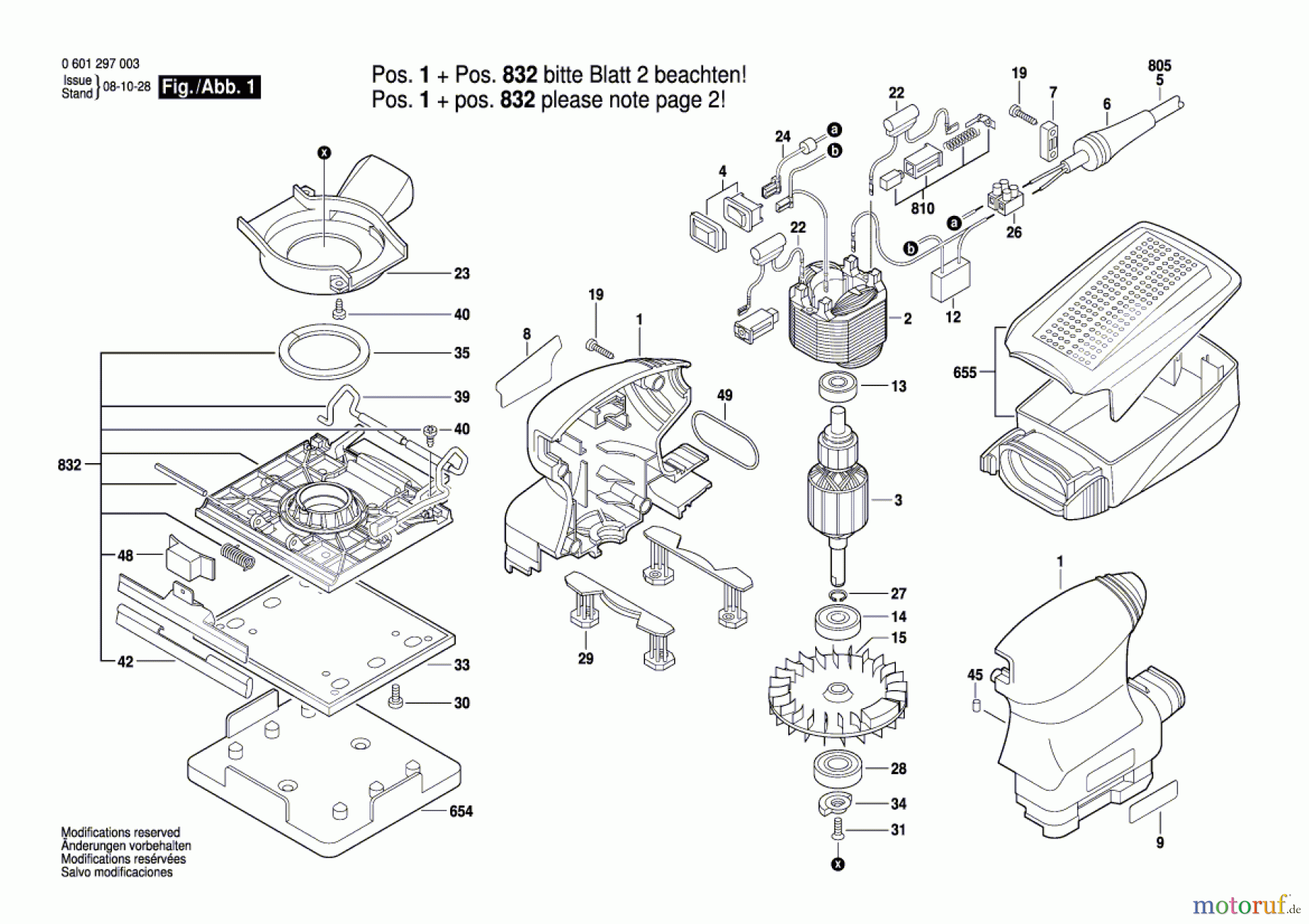  Bosch Werkzeug Schwingschleifer BOS-140 Seite 1