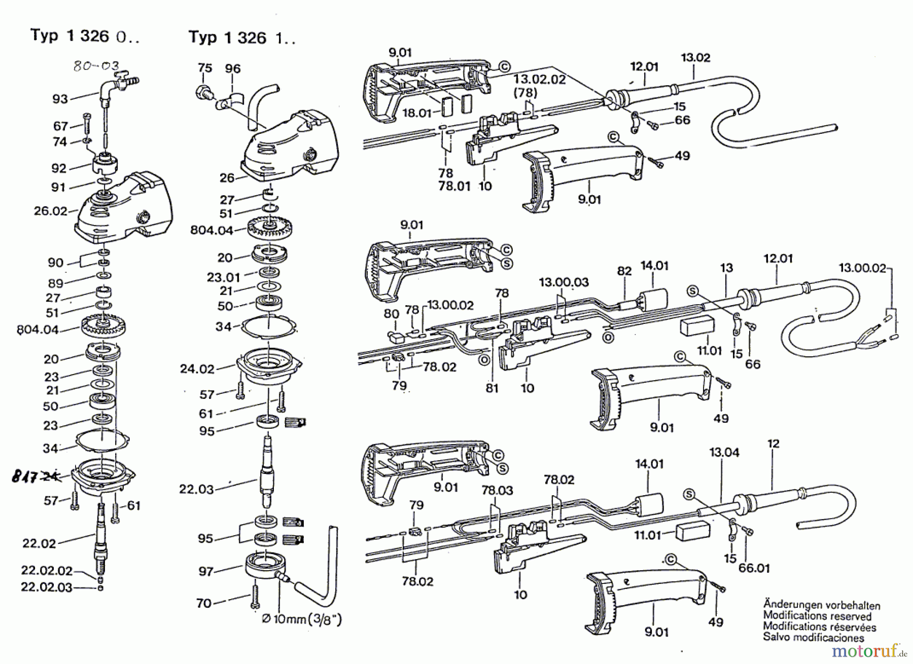  Bosch Werkzeug Nassschleifer ---- Seite 1