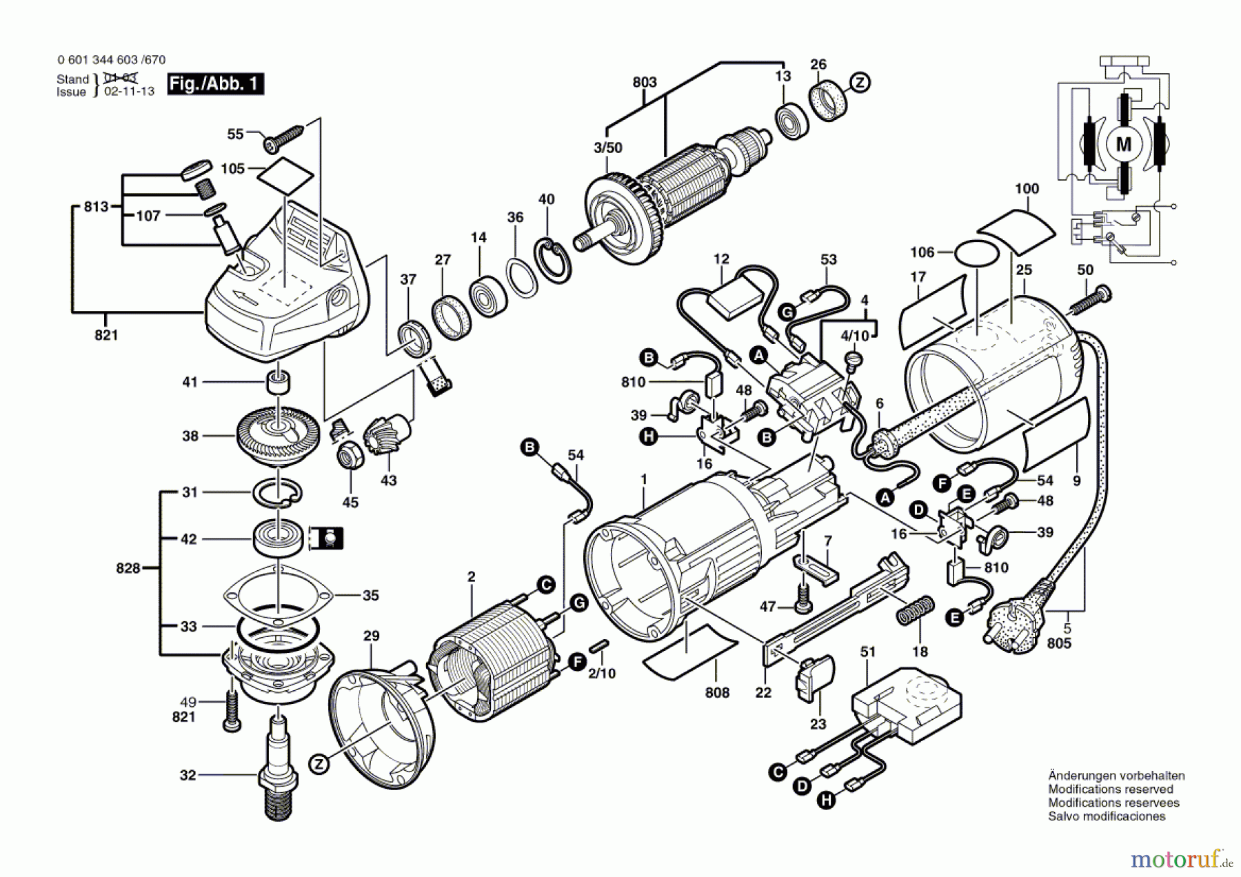  Bosch Werkzeug Winkelschleifer GWS 9-125 CE Seite 1