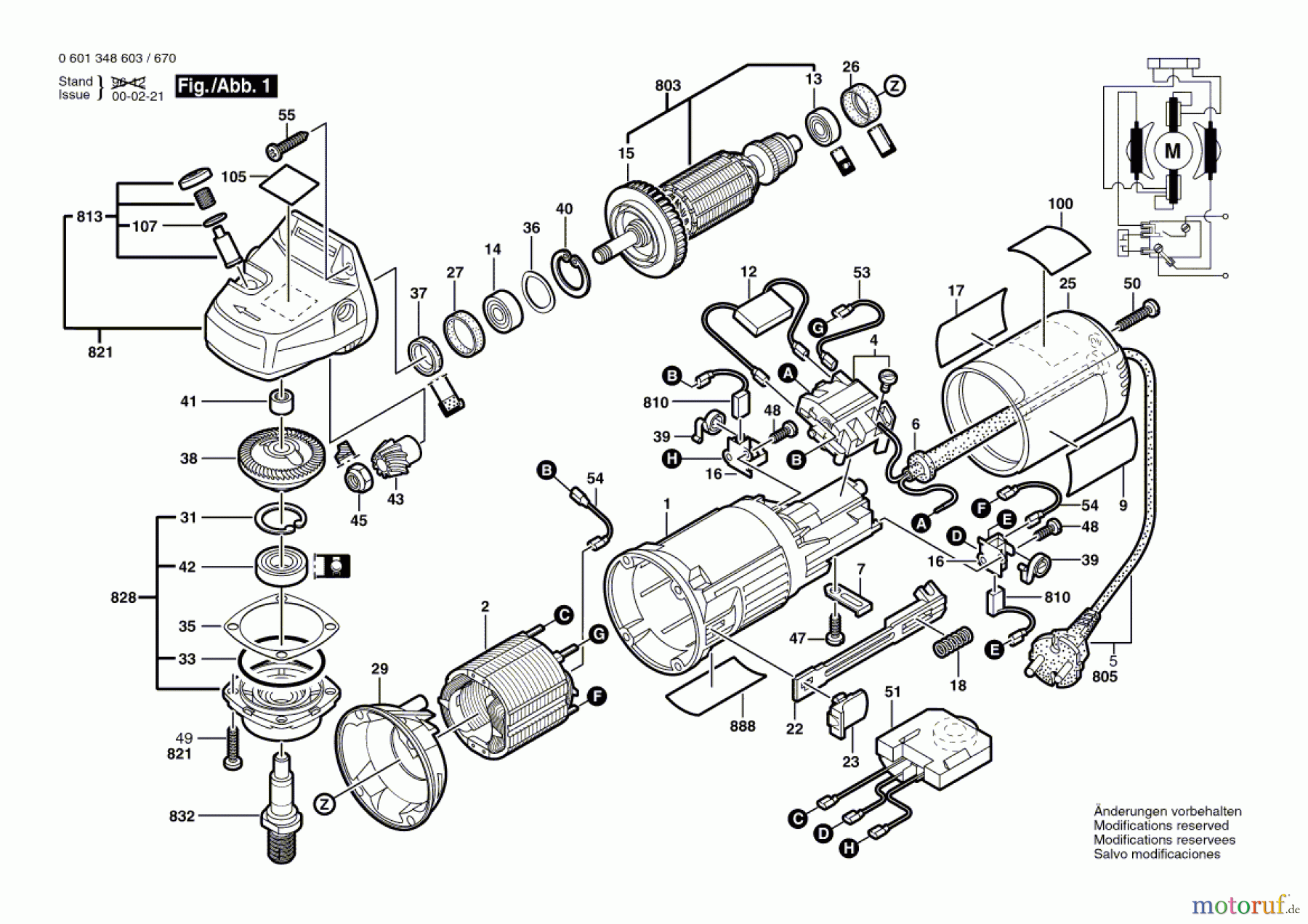  Bosch Werkzeug Winkelschleifer GWS 9-125 C Seite 1