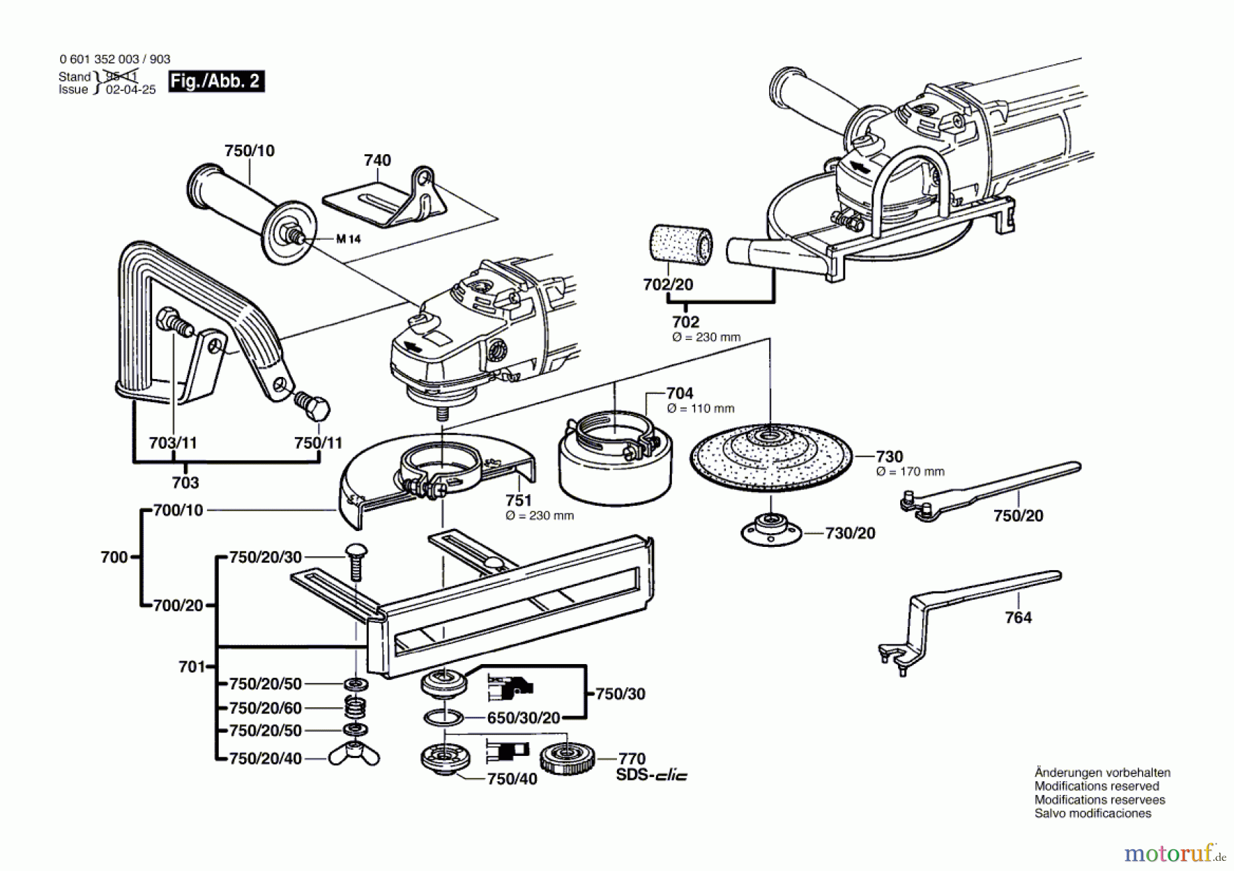  Bosch Werkzeug Winkelschleifer GWS 18-230 Seite 2