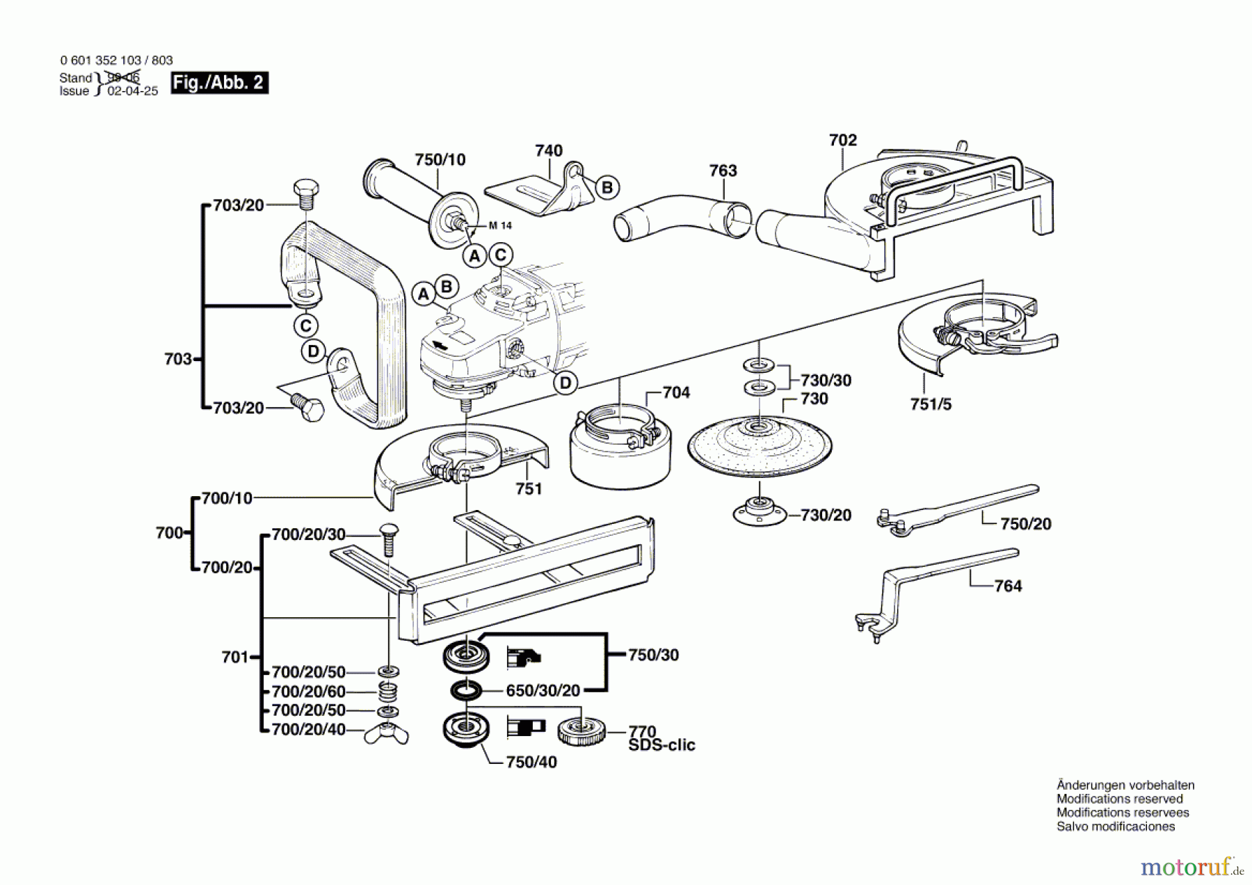  Bosch Werkzeug Winkelschleifer GWS 19-230 Seite 2