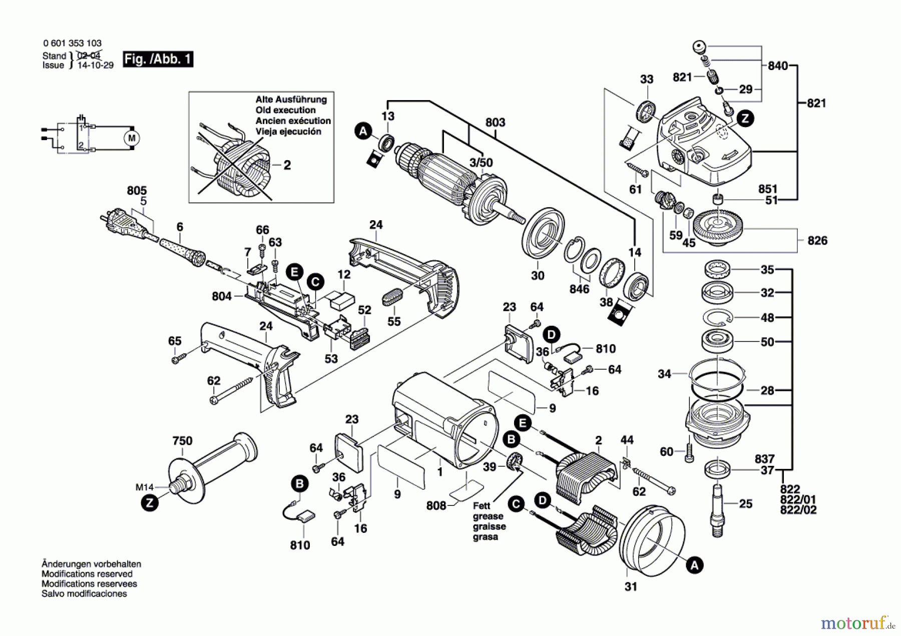  Bosch Werkzeug Winkelschleifer GWS 21 U Seite 1