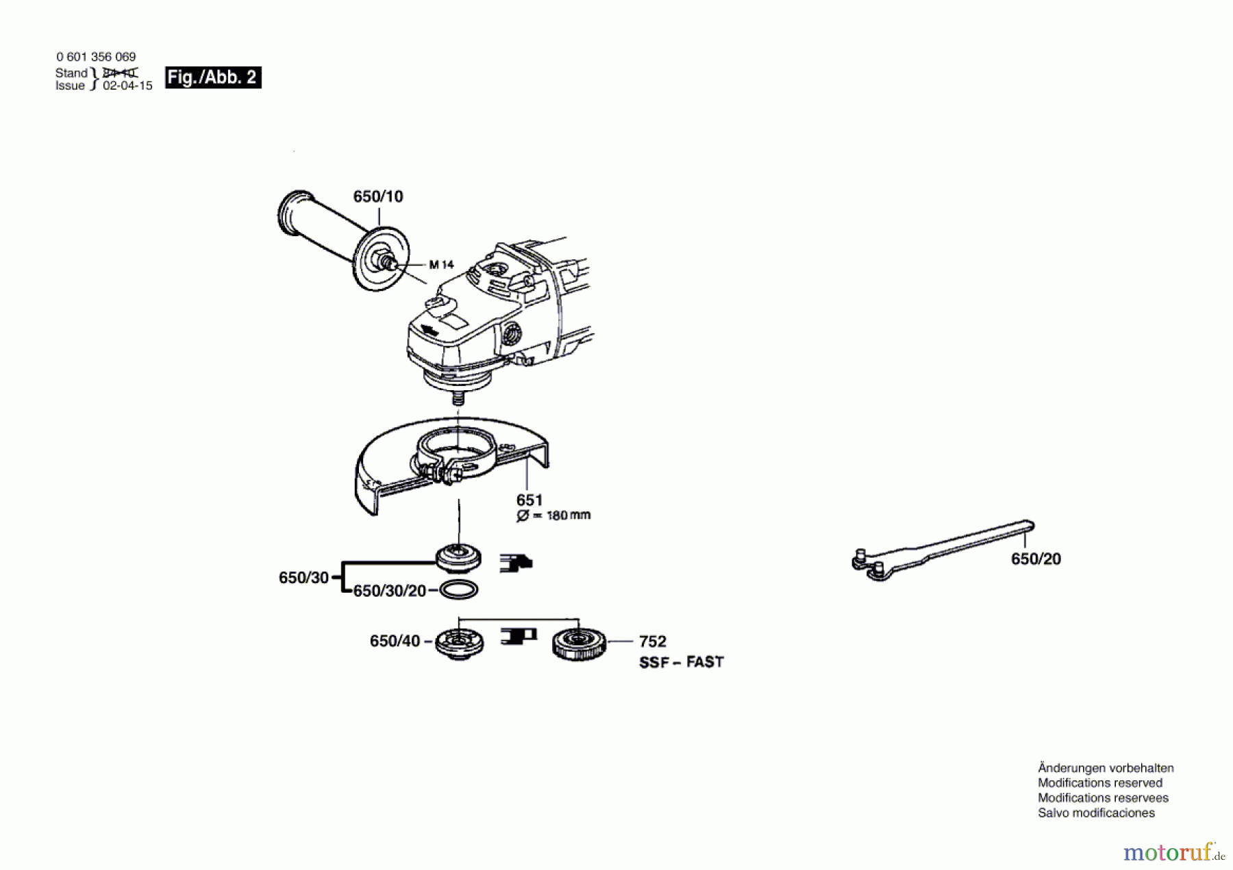  Bosch Werkzeug Winkelschleifer WS 180 S Seite 2