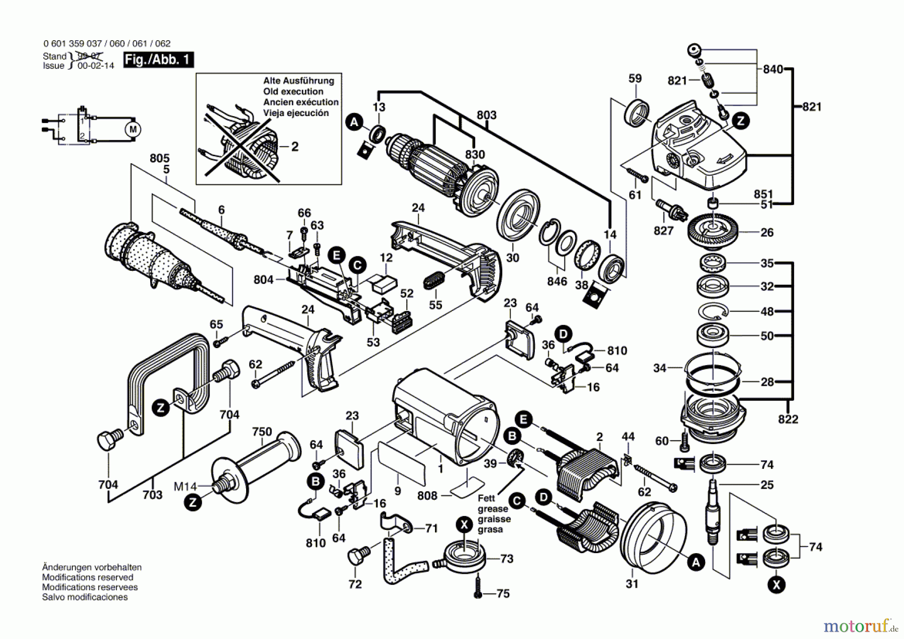  Bosch Werkzeug Nassschleifer GNS 14 Seite 1