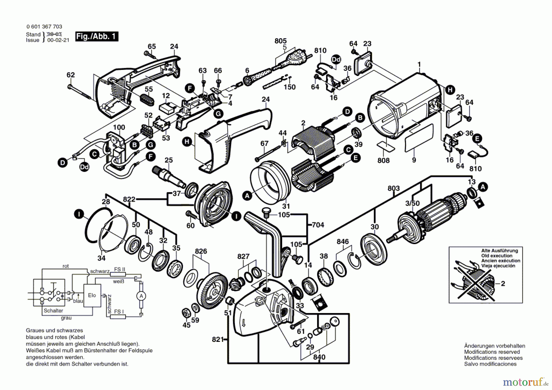  Bosch Werkzeug Schlitzfräse GSF 100 A Seite 1