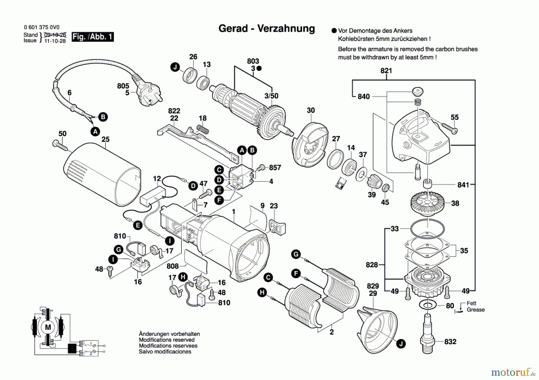  Bosch Werkzeug Winkelschleifer GWS 660 Seite 1