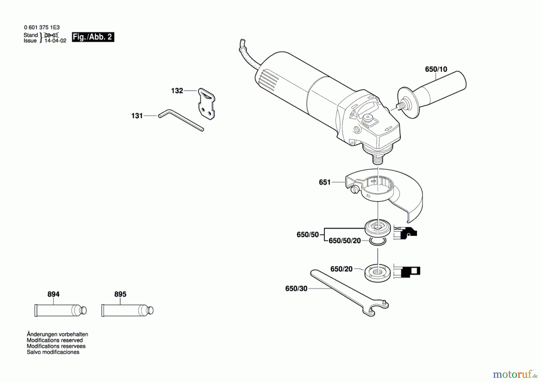  Bosch Werkzeug Winkelschleifer GWS 6-115 Seite 2