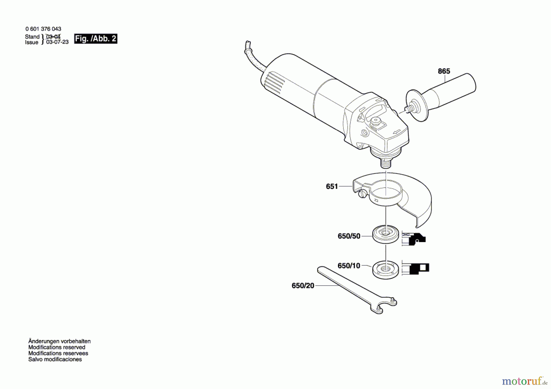  Bosch Werkzeug Winkelschleifer GWS 580 Seite 2