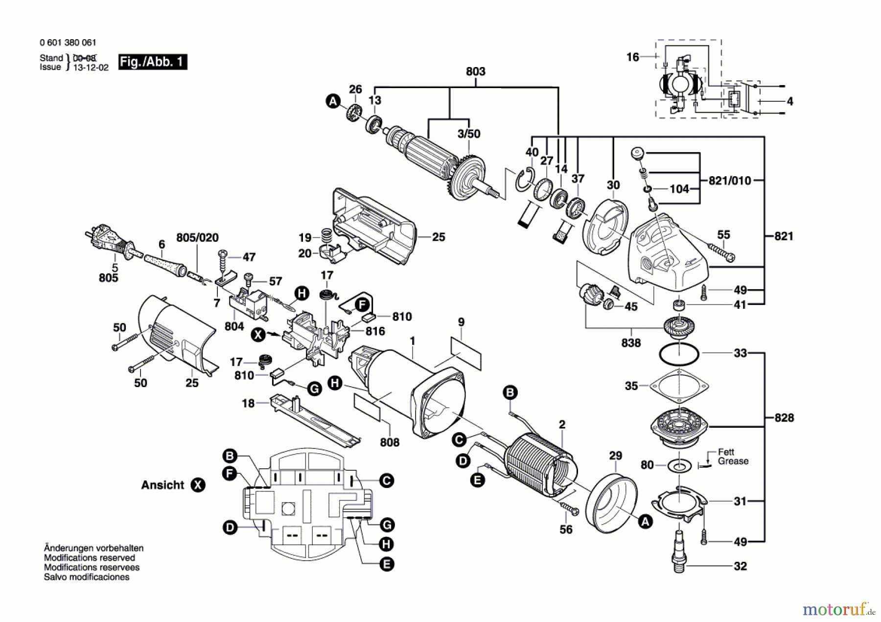  Bosch Werkzeug Winkelschleifer BWS 7-115 Seite 1