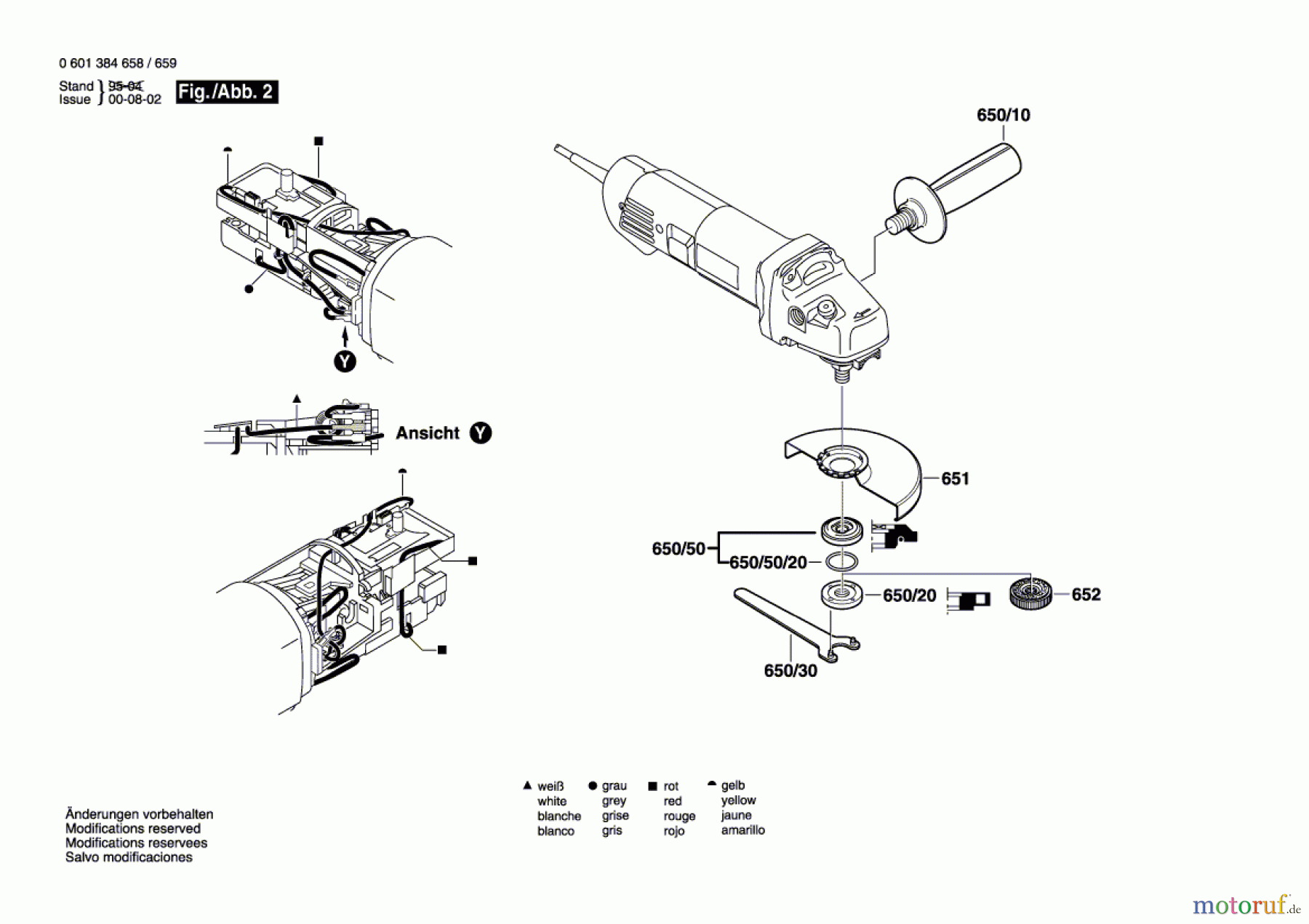  Bosch Werkzeug Winkelschleifer WS 125-1400 Seite 2