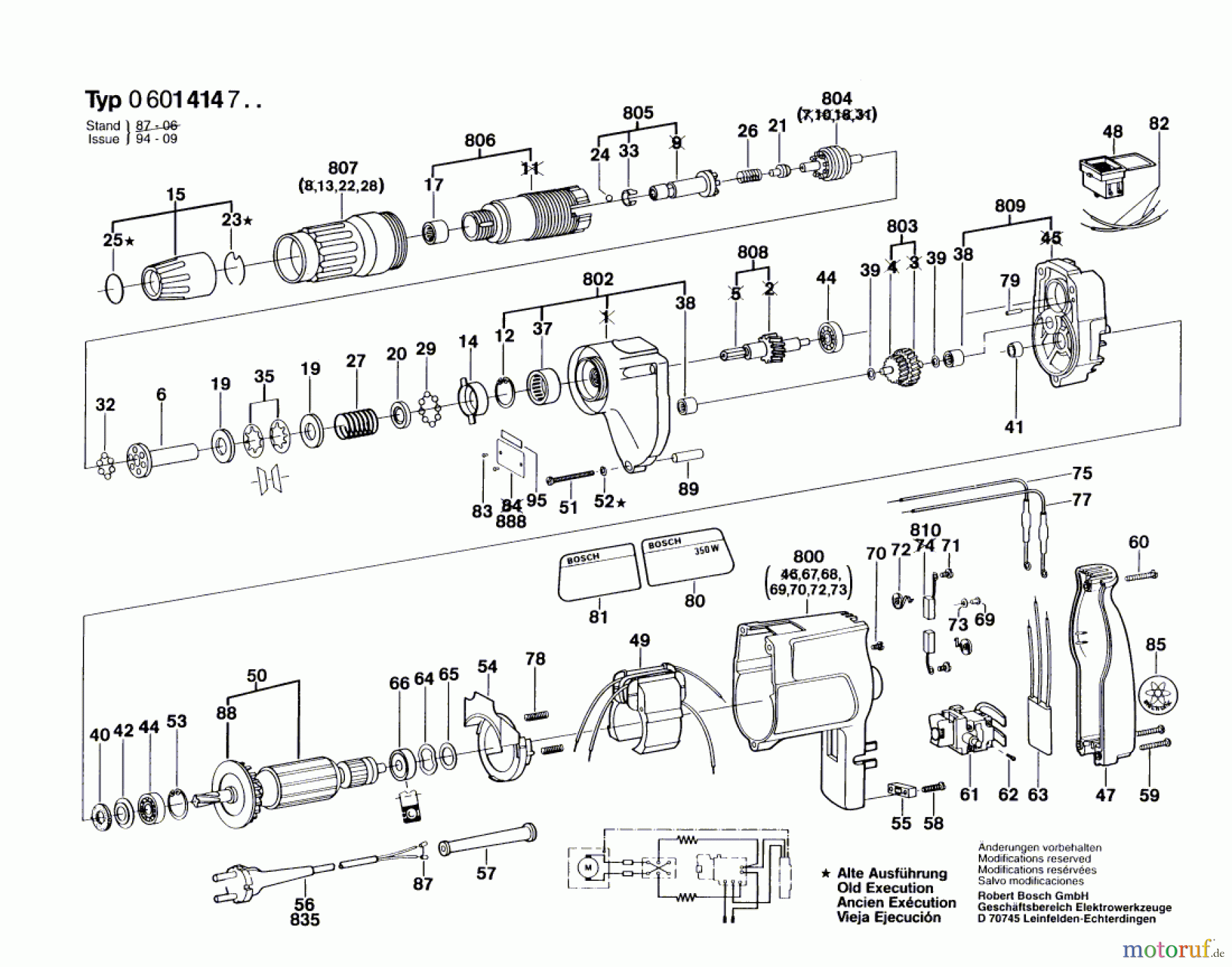  Bosch Werkzeug Schrauber ELECTRONIC Seite 1