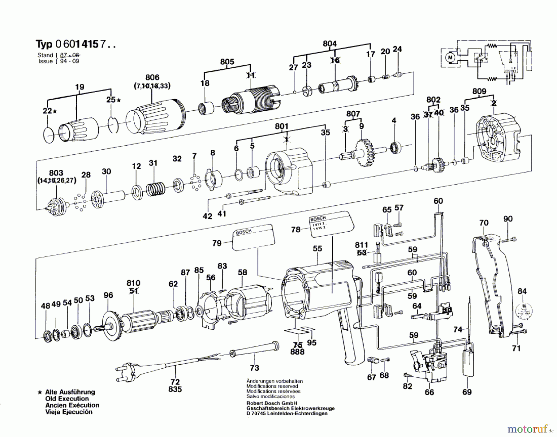  Bosch Werkzeug Bohrschrauber ELECTRONIC Seite 1