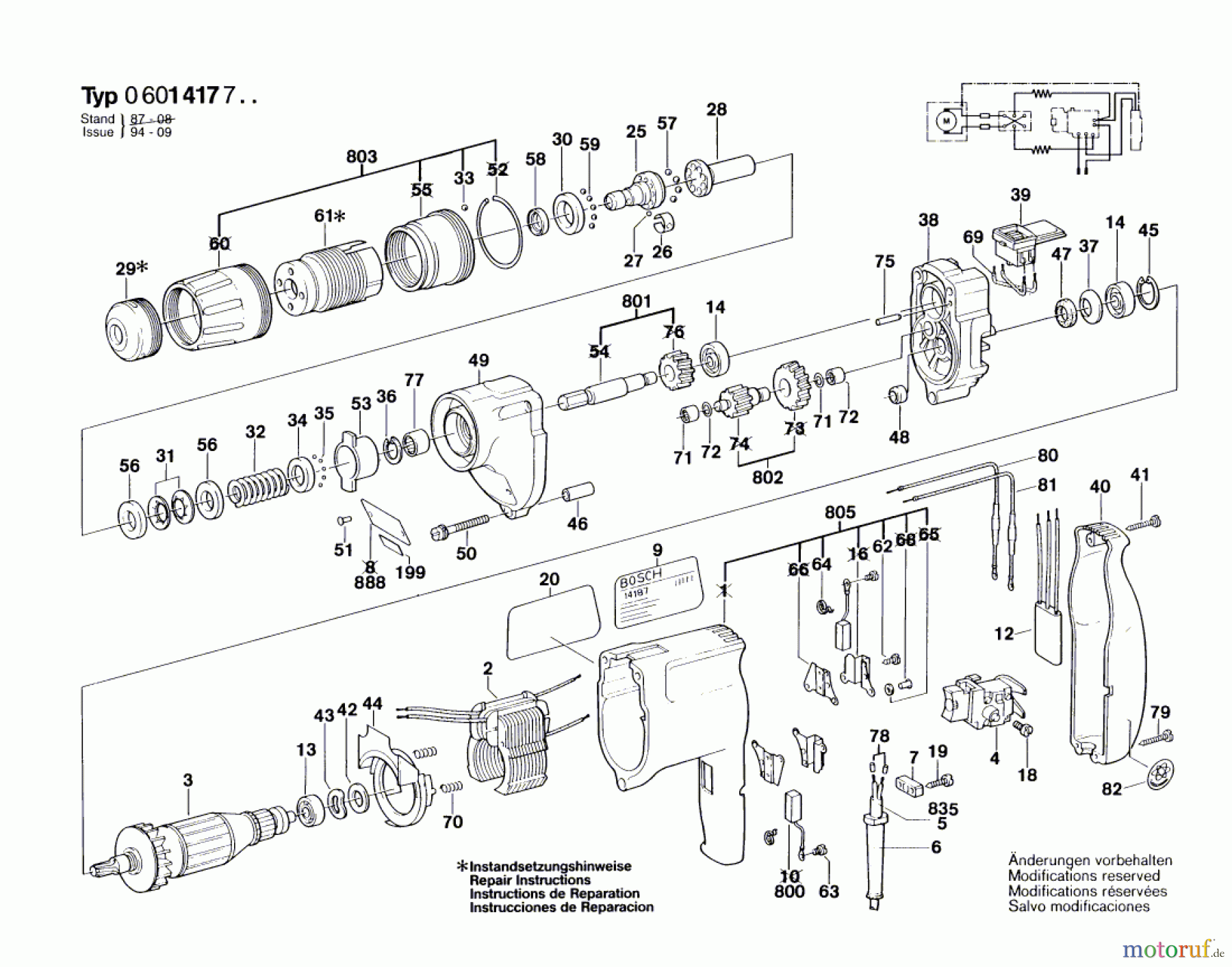  Bosch Werkzeug Schrauber GSR 6-6 KE Seite 1