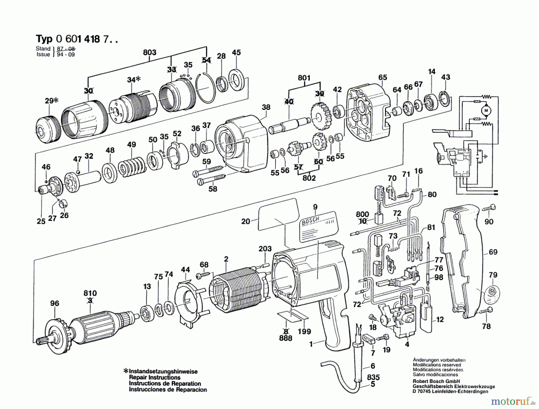  Bosch Werkzeug Schrauber GSR 8-6 KE Seite 1