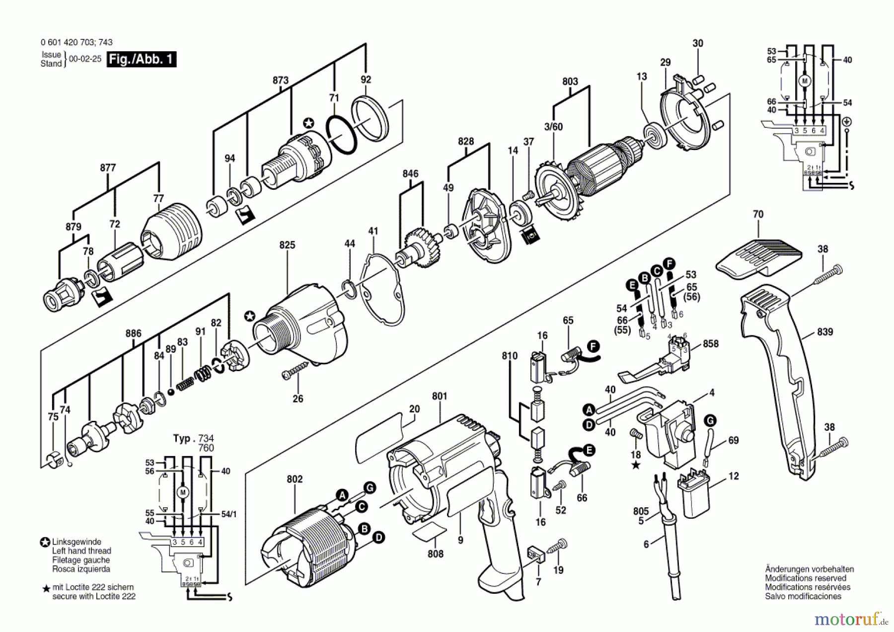  Bosch Werkzeug Bohrschrauber GSR 6-40 TE Seite 1