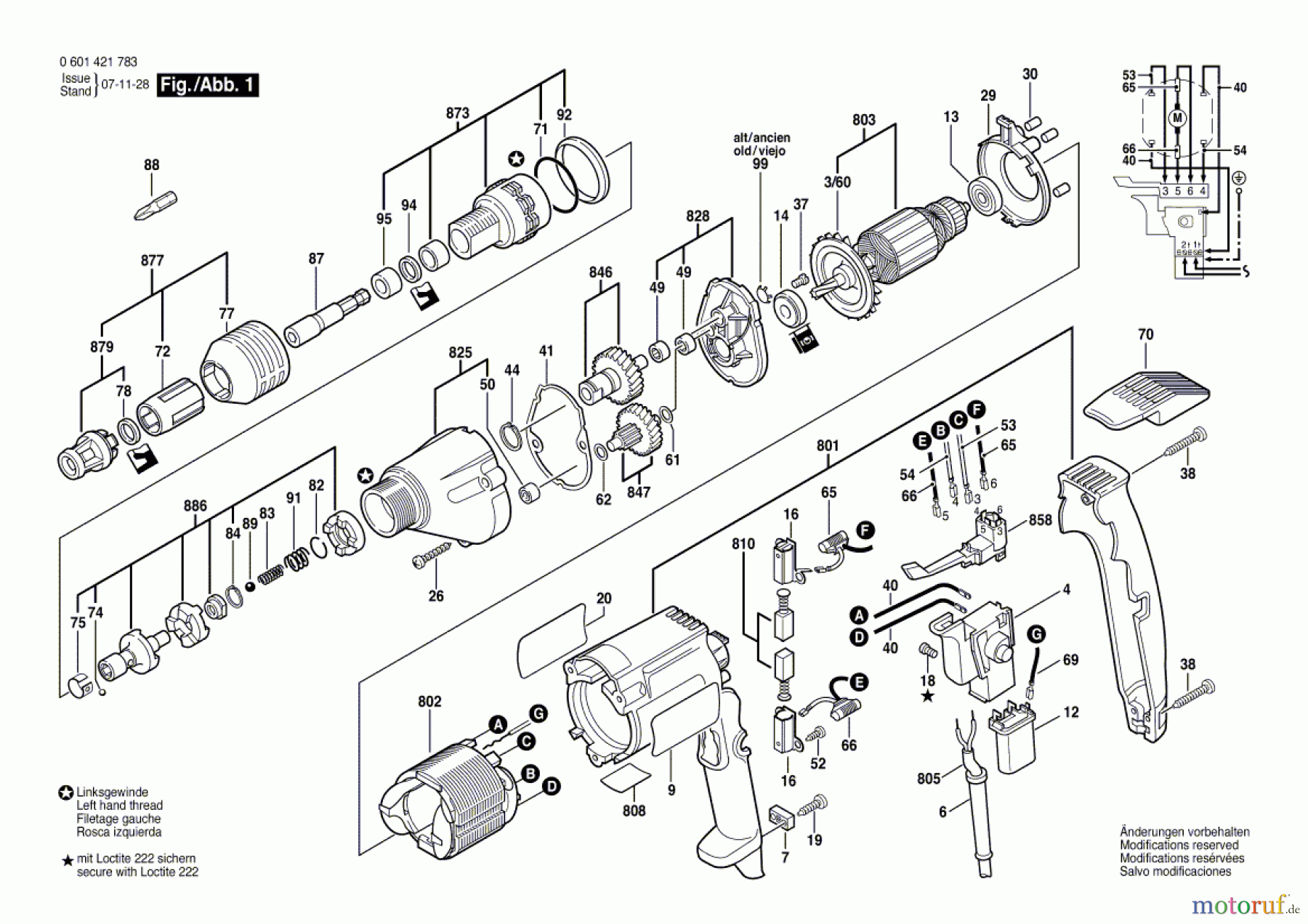  Bosch Werkzeug Bohrschrauber BSR 6-25 TE Seite 1