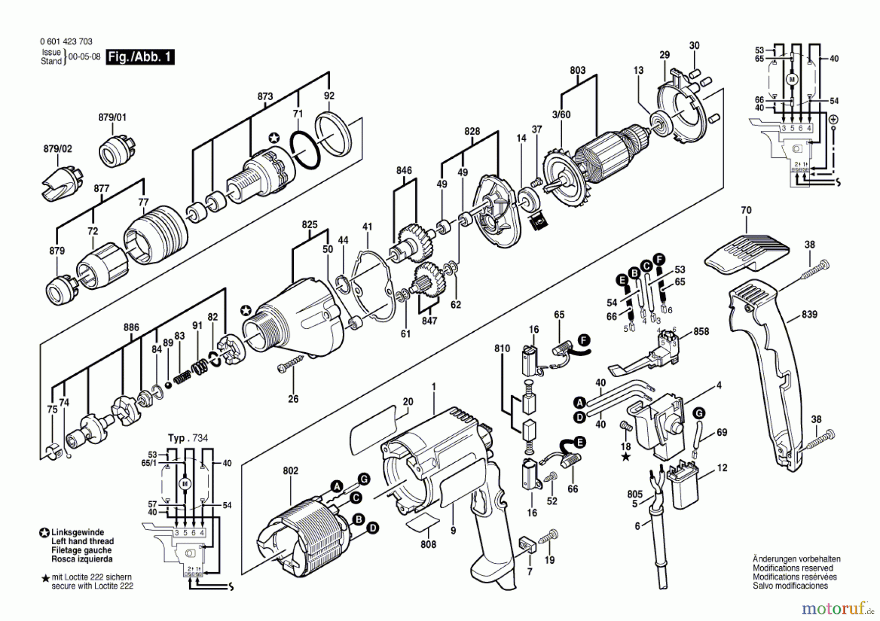  Bosch Werkzeug Bohrschrauber GSR 6-20 TE Seite 1