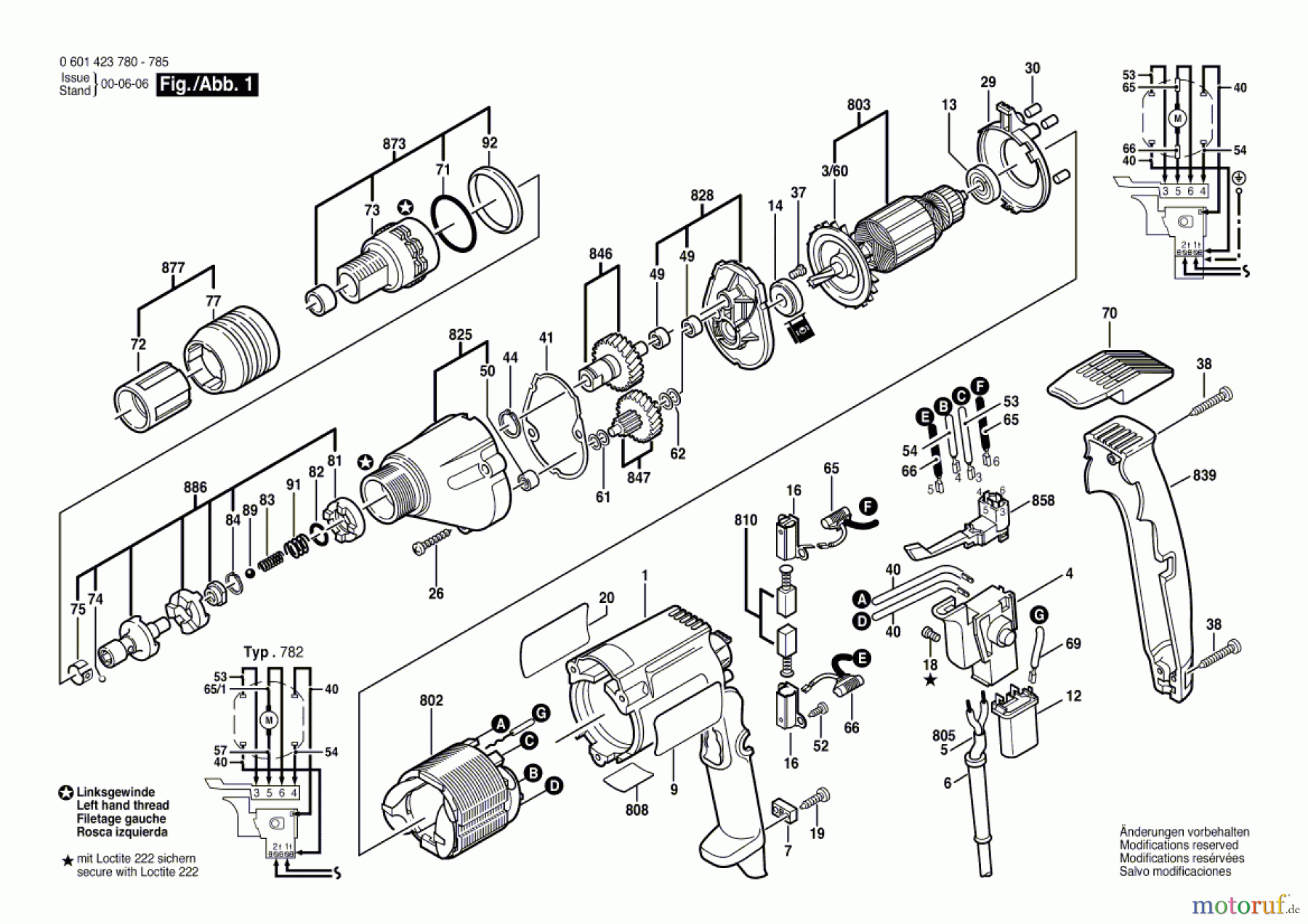  Bosch Werkzeug Bohrschrauber DI 600 Seite 1