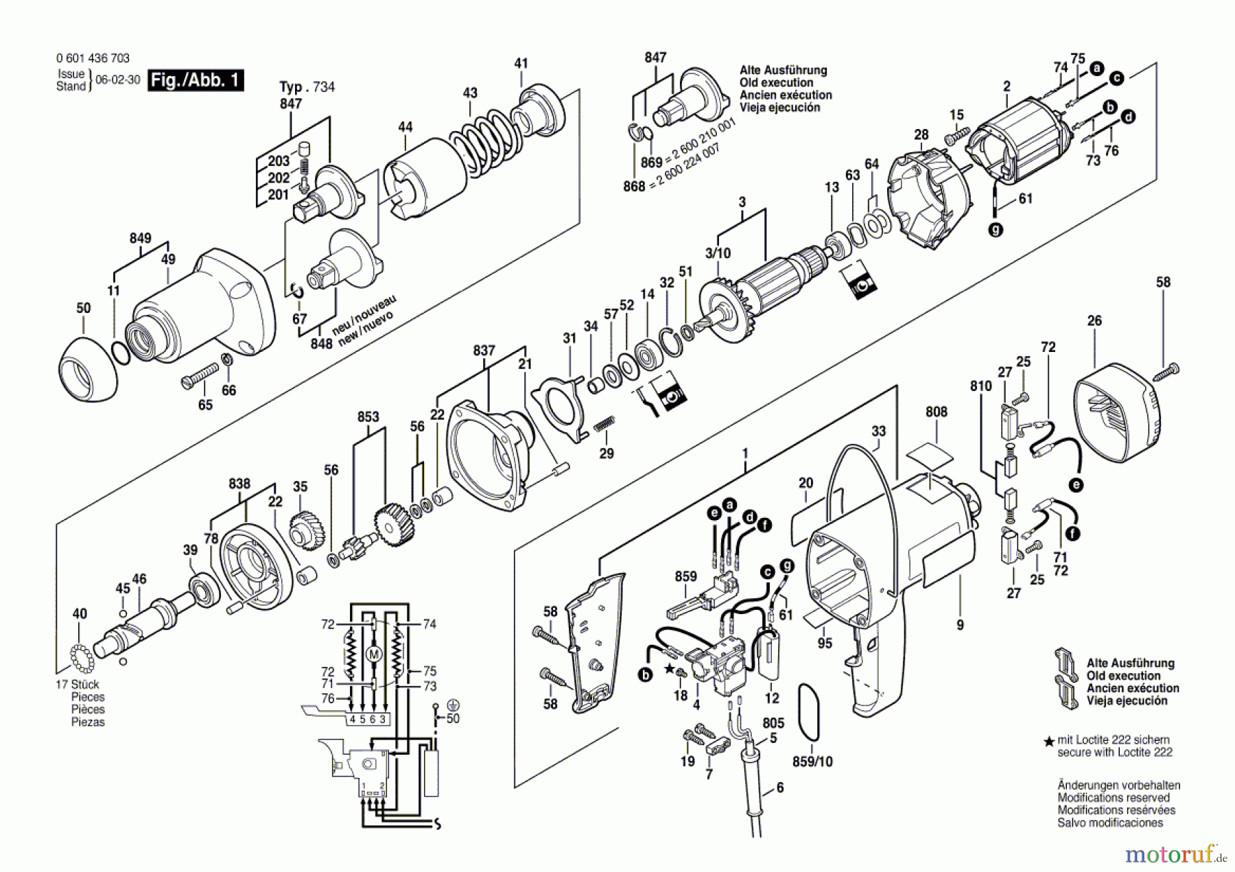  Bosch Werkzeug Schlagschrauber GSR 1436.7 Seite 1