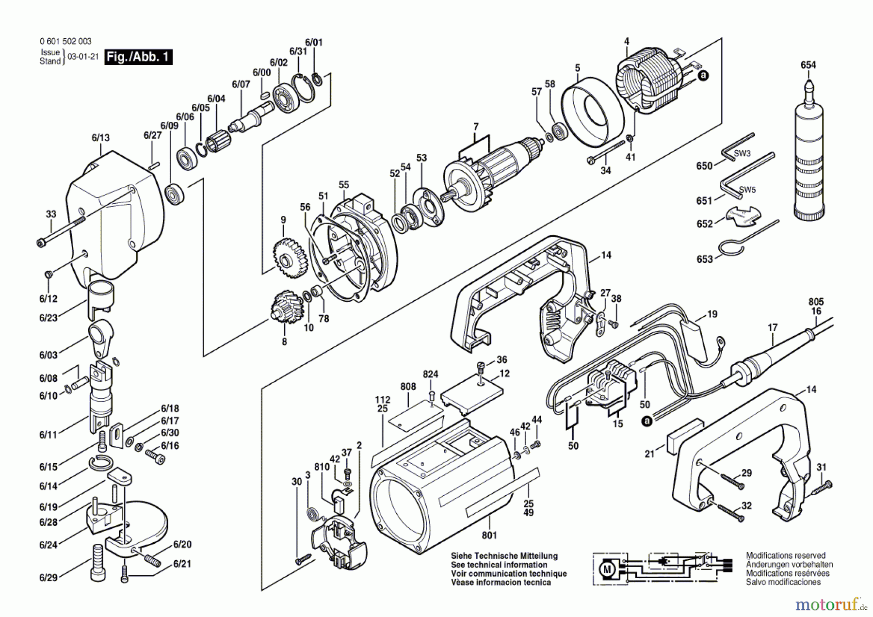  Bosch Werkzeug Blechschere ---- Seite 1