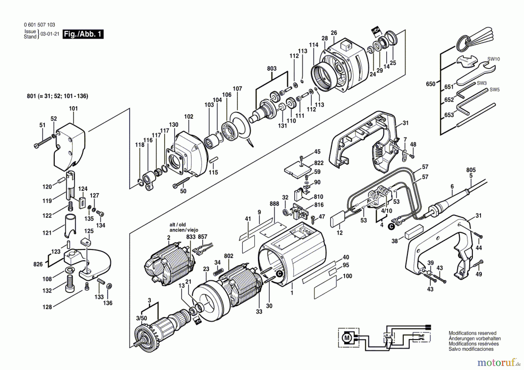 Bosch Werkzeug Blechschere GSC 3,5 Seite 1